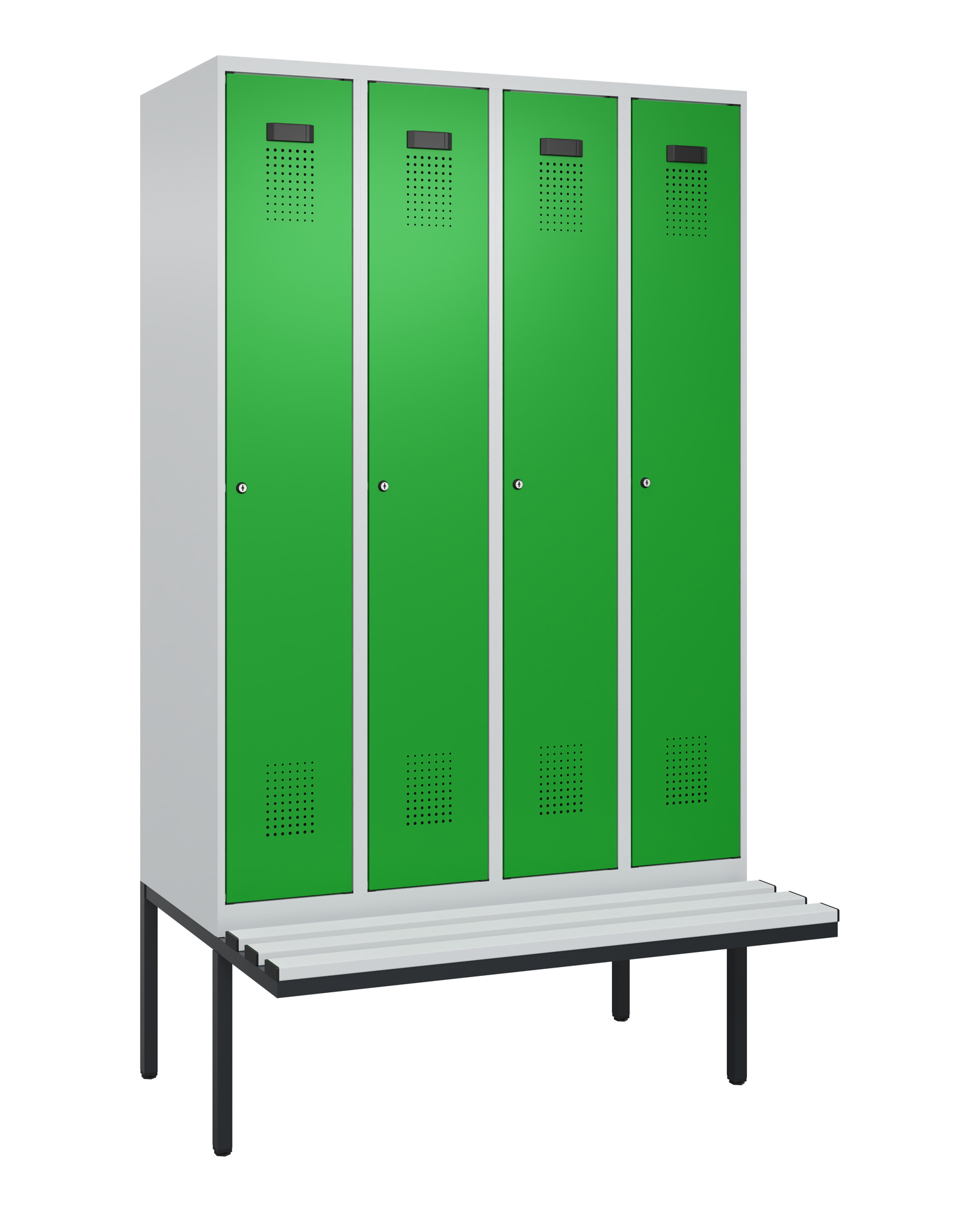 C+P Spind Evolo PLUS, Bank, 4 Abteile, 2120x1200x8