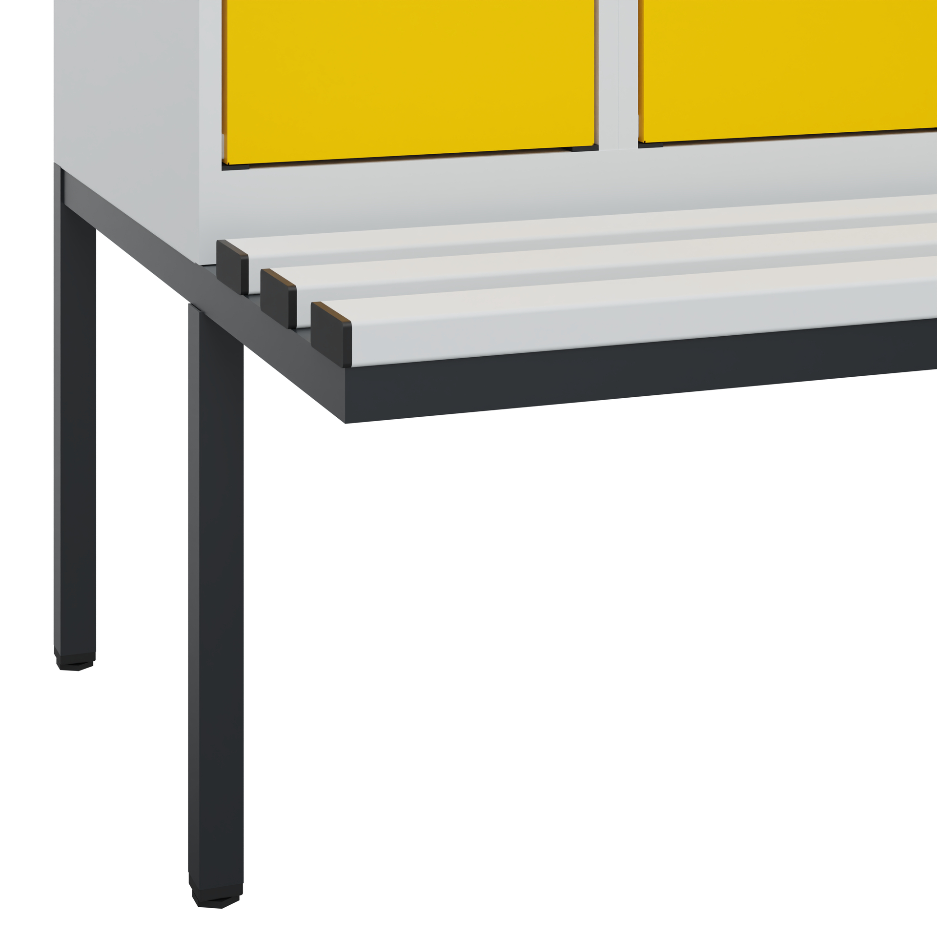 C+P Spind Evolo PLUS, Bank, 4 Abteile, 1950x1200x8