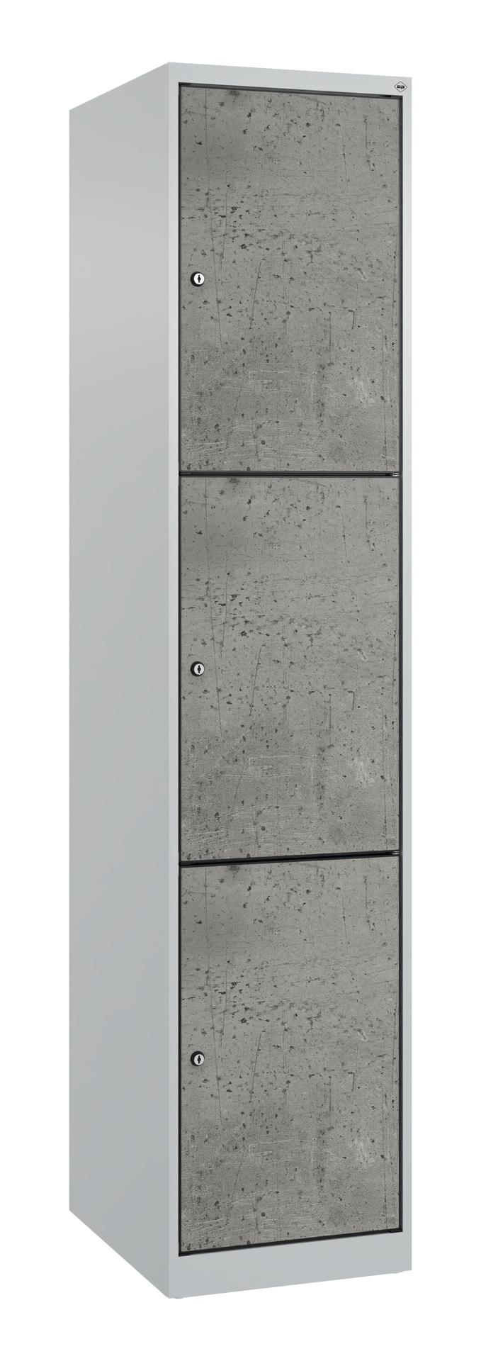 C+P Schlie�fachschrank Evolo PLUS, 3 F�cher, 1850x400x500mm