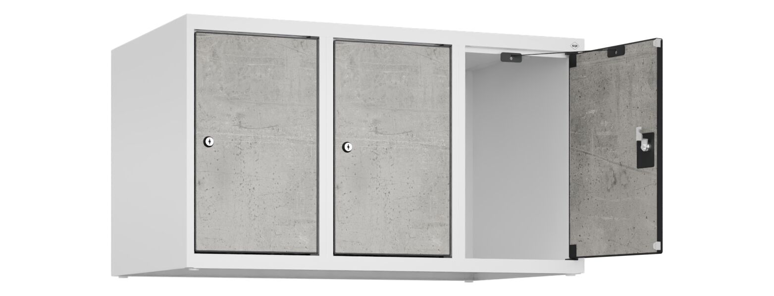 C+P Aufsatzschrank Evolo PLUS, 3 Abteile, 500x900x500mm