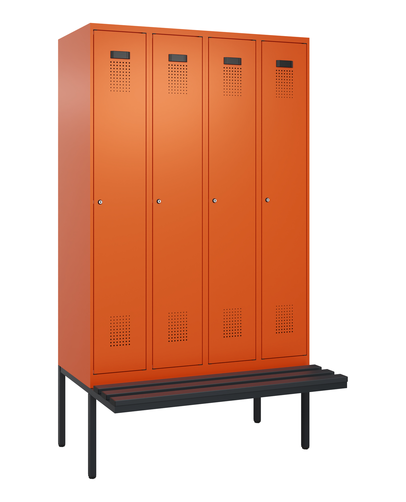C+P Spind Evolo PLUS, Bank, 4 Abteile, 2120x1200x8