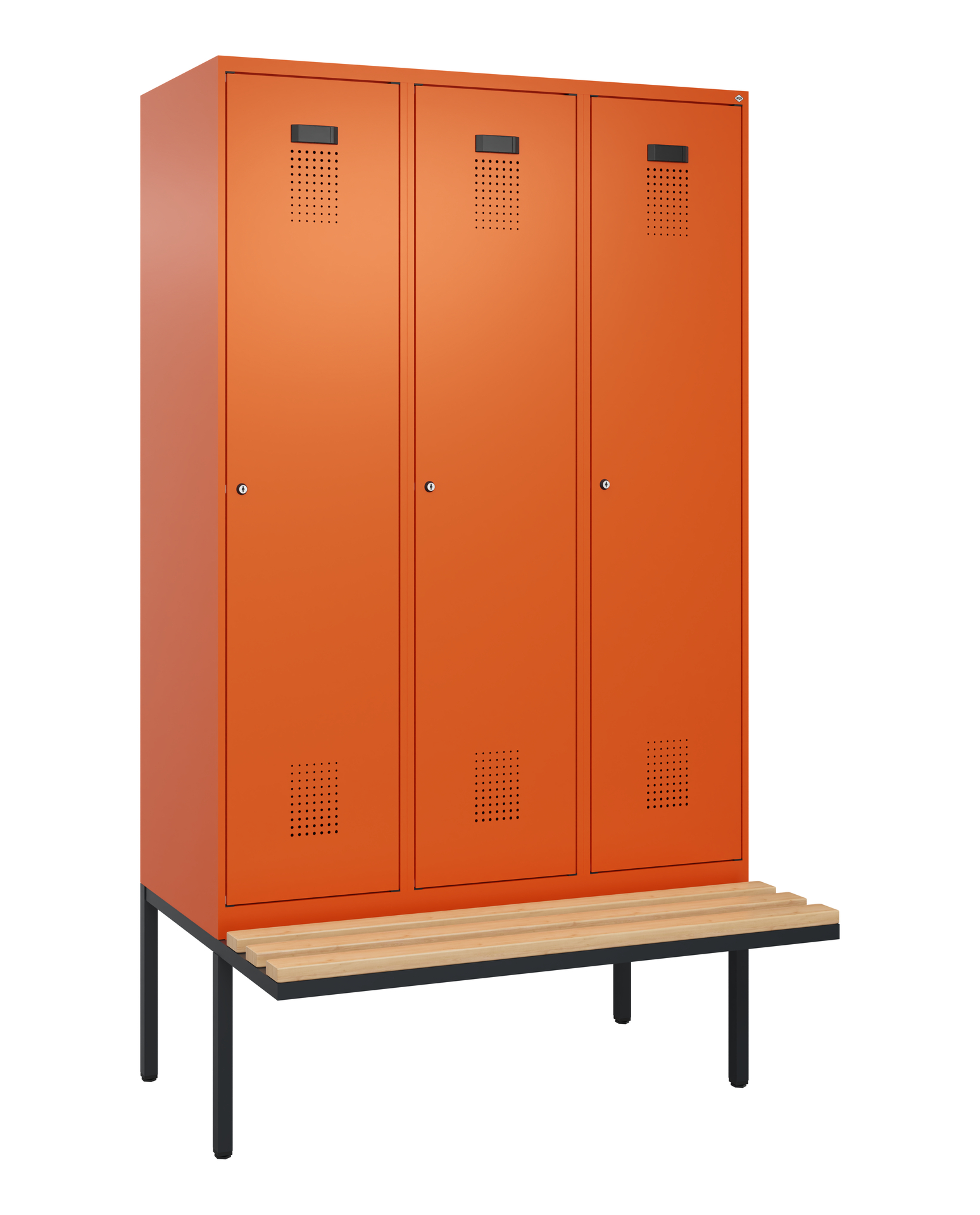 C+P Spind Evolo PLUS, Bank, 3 Abteile, 2120x1200x8