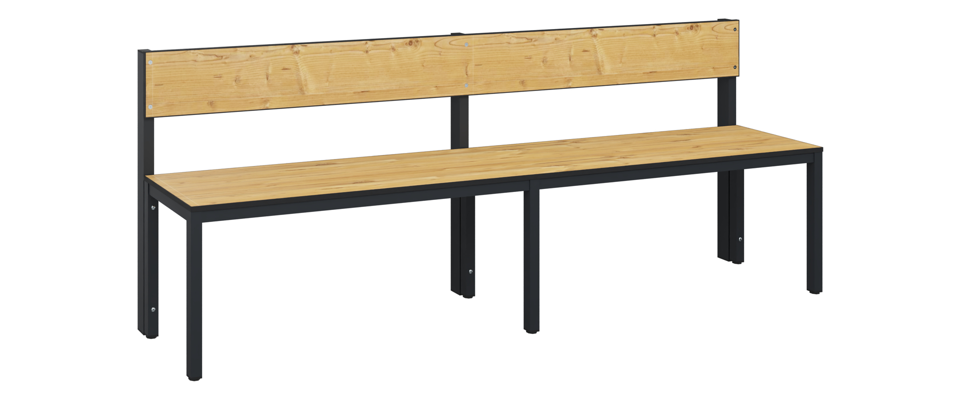 C+P Sitzbank Solid HPL, 774x2000x412mm, 7021/VK039