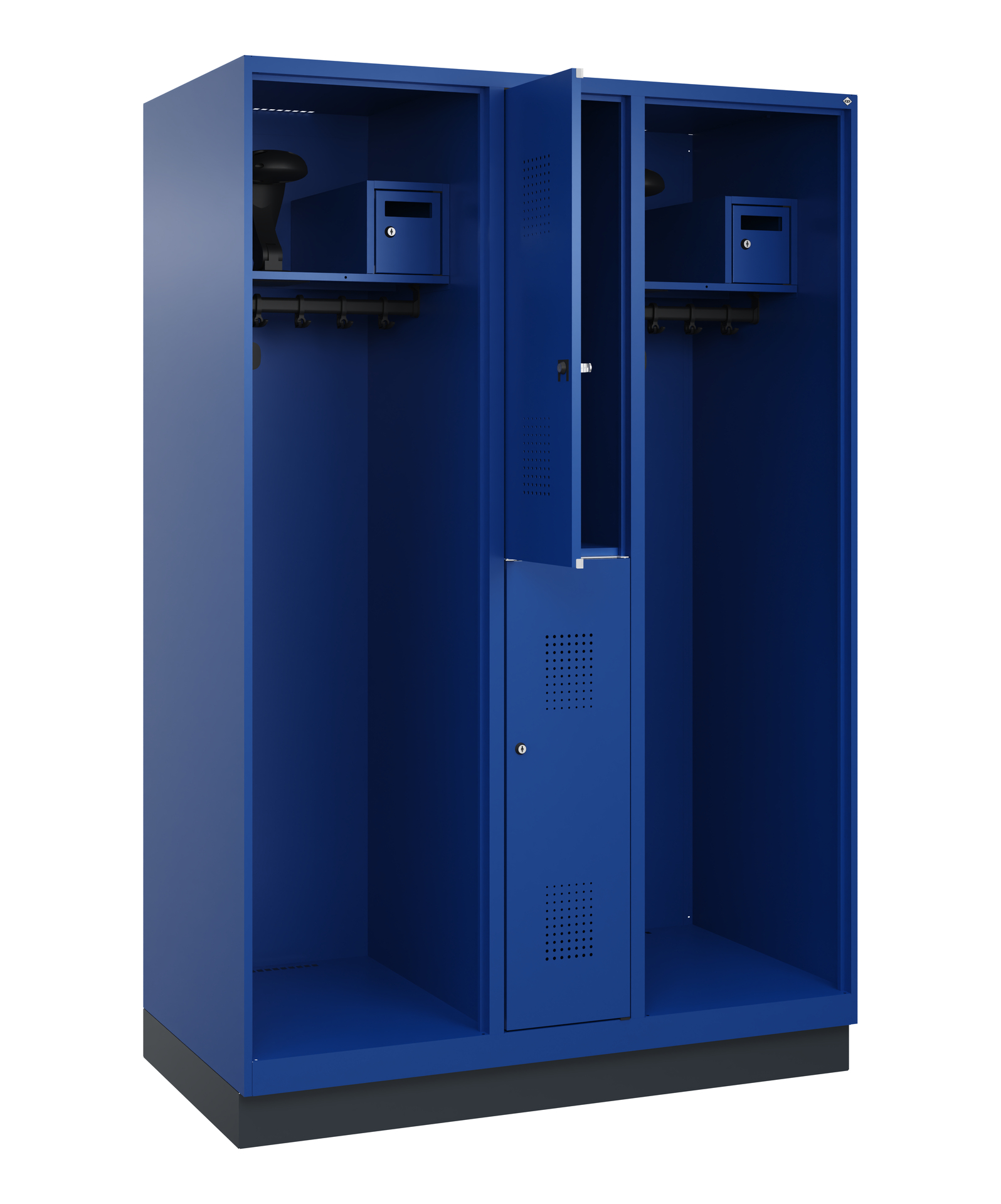 C+P Feuerwehrspind Maxi, 2 Fächer, 1850x1300x600mm