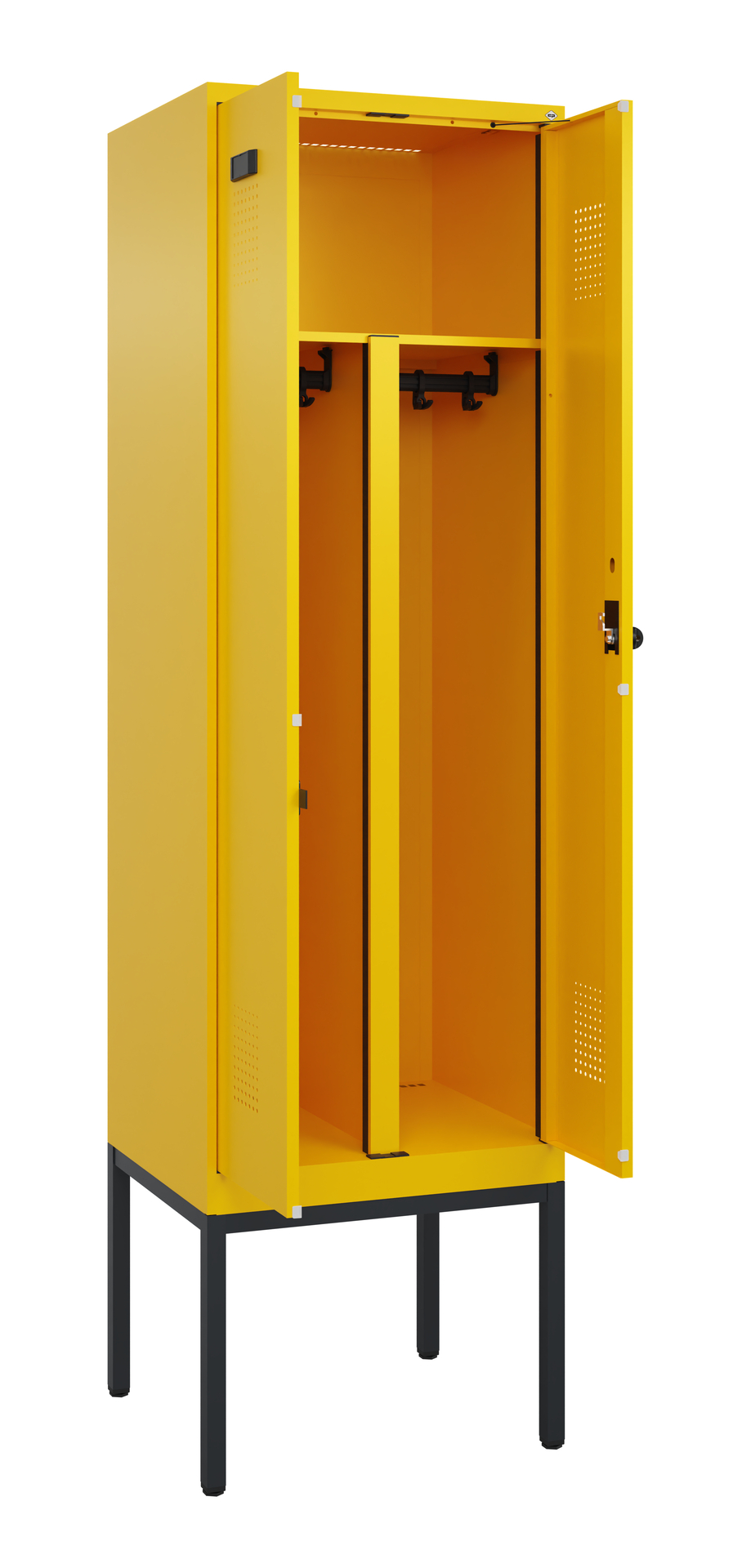 C+P PSA Doppel-Spind Evolo PLUS, Gestell, 2 Abteil