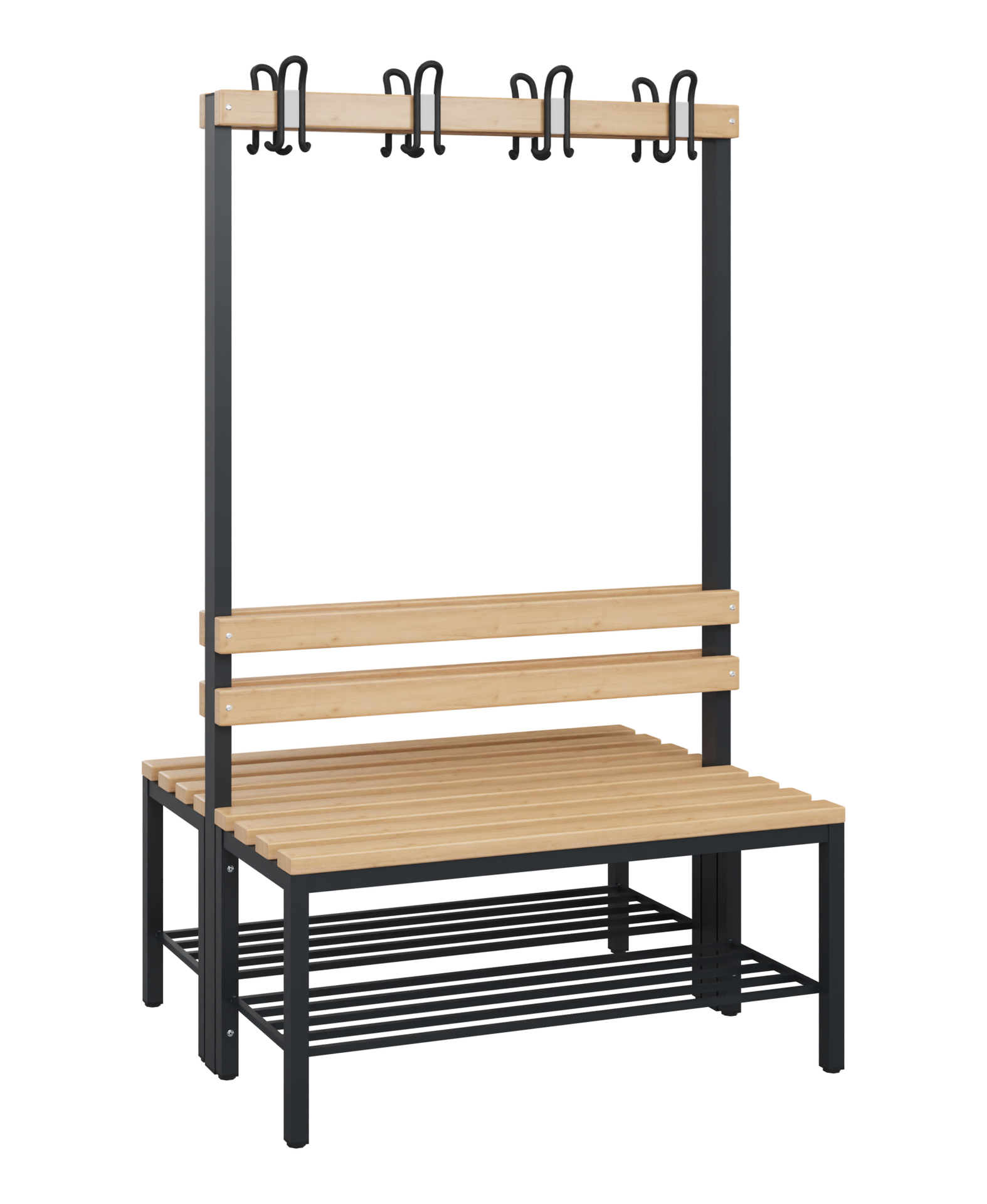 C+P Garderobenbank Solid, 1716x1000x770mm, 7021/Buche