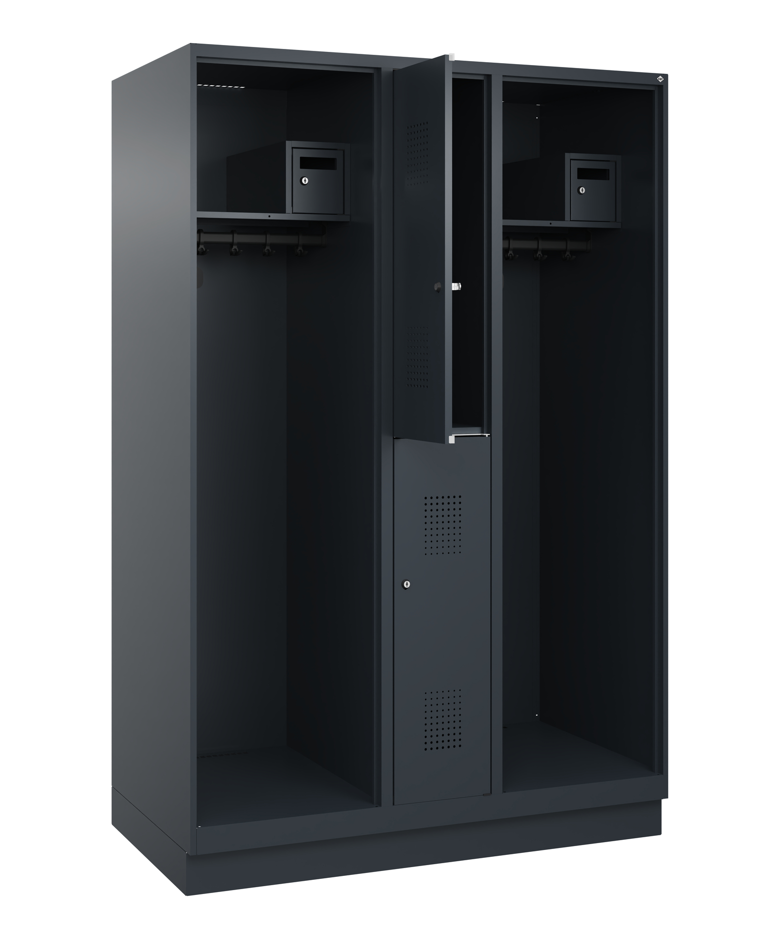 C+P Feuerwehrspind Maxi, 2 Fächer, 1850x1300x600mm