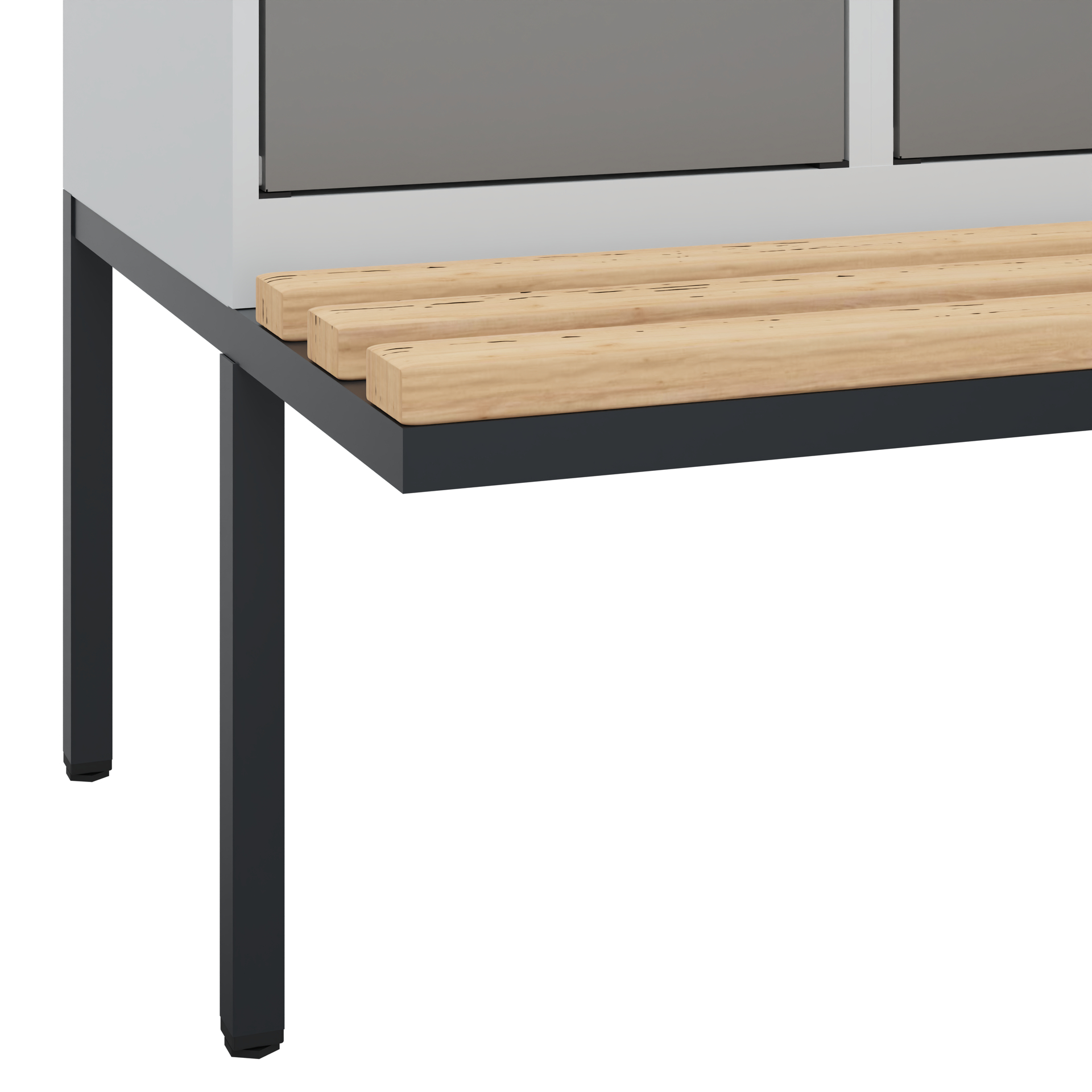 C+P Spind Evolo PLUS, Bank, 2 Abteile, 1950x800x81