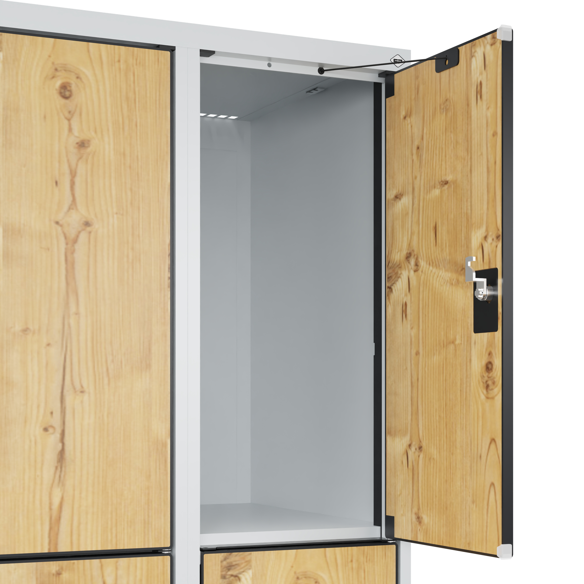 C+P Schlie�fachschrank Evolo PLUS, 12 F�cher, 1850x1200x500mm