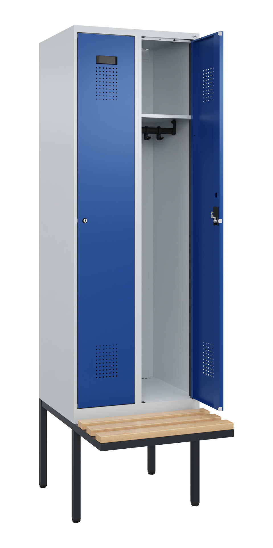C+P Spind Evolo PLUS, Bank, 2 Abteil, 2120x600x815