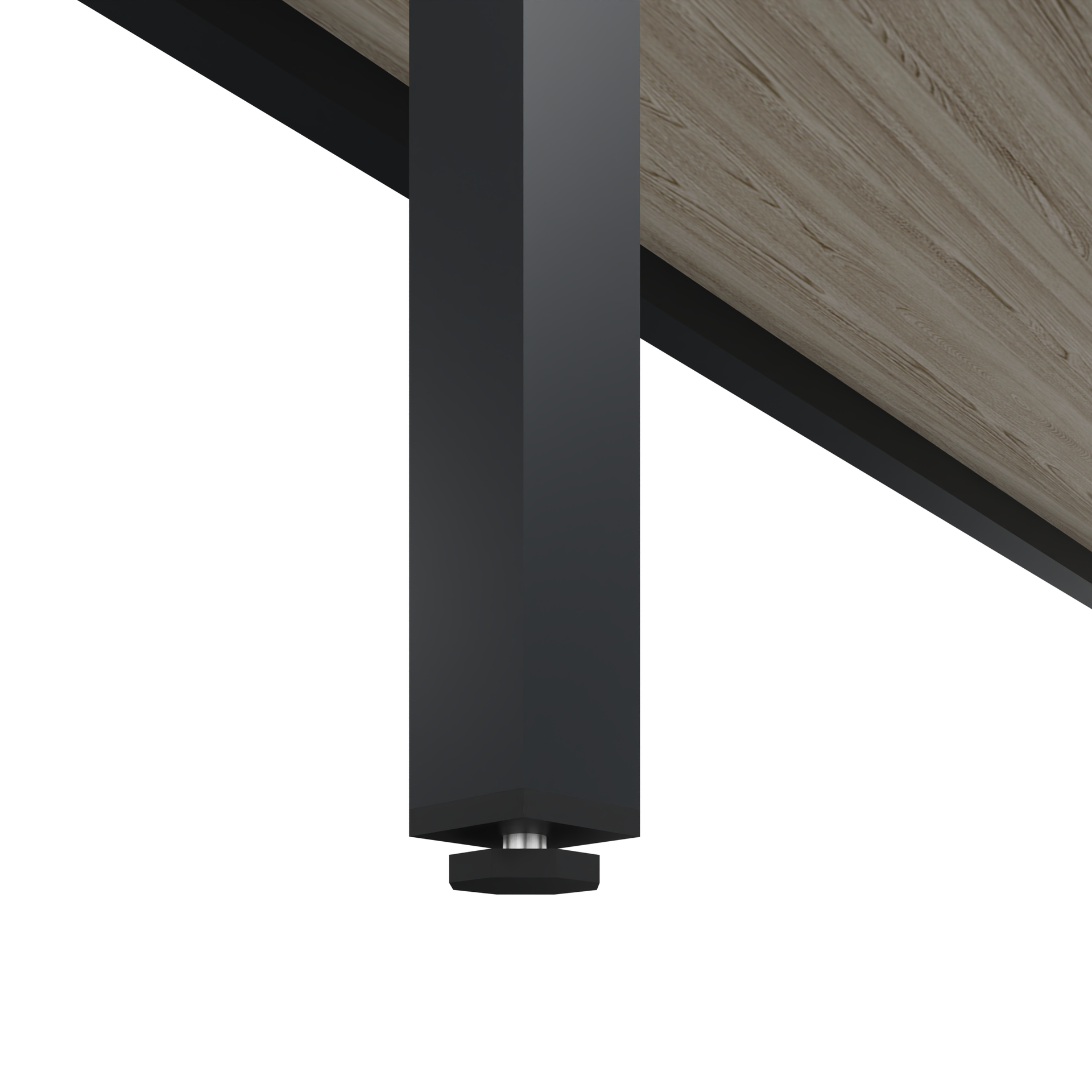 C+P Garderobenbank Solid HPL, 1716x1000x412mm, 7021/VK031