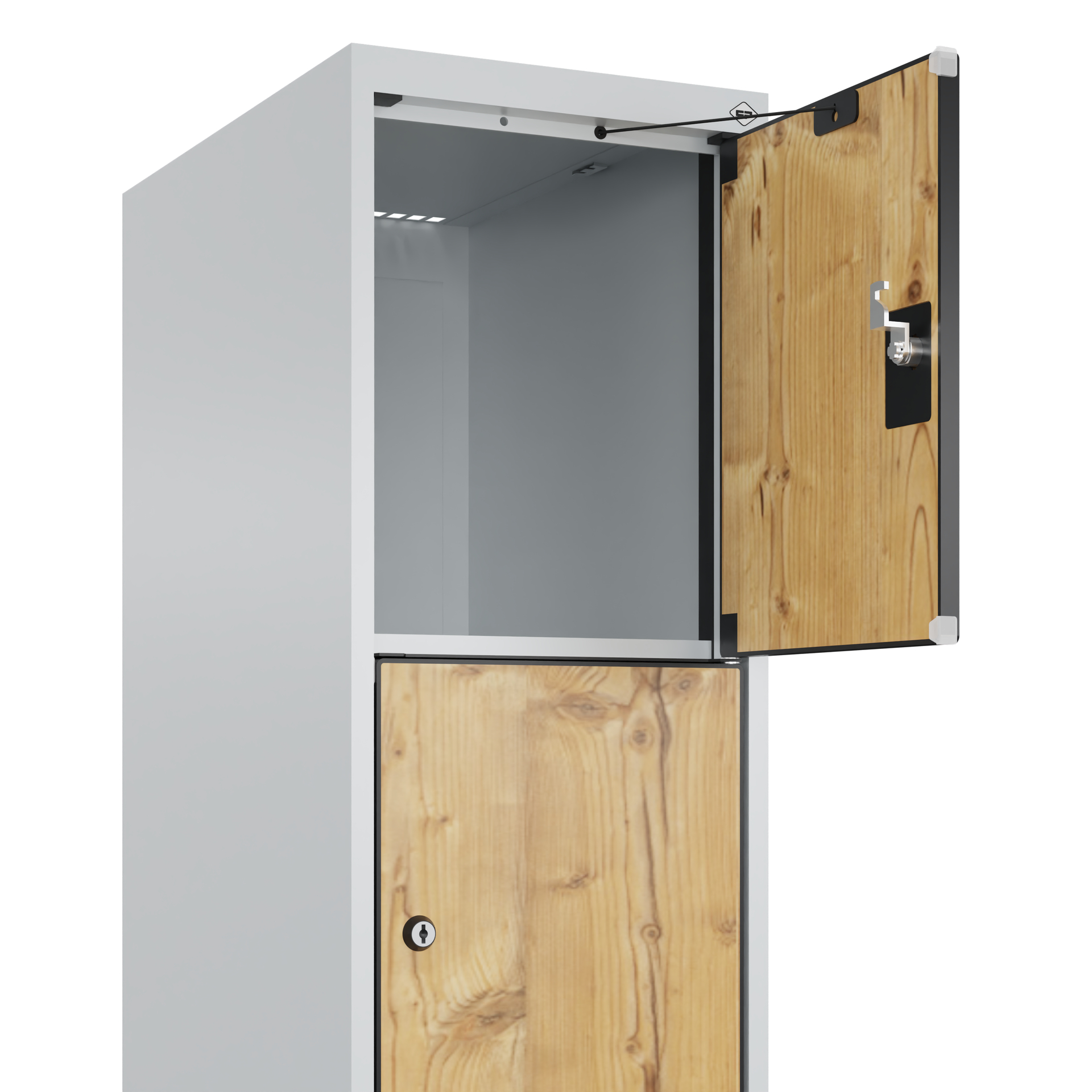C+P Schlie�fachschrank Evolo PLUS, F��e, 5 F�cher, 1950x300x500mm