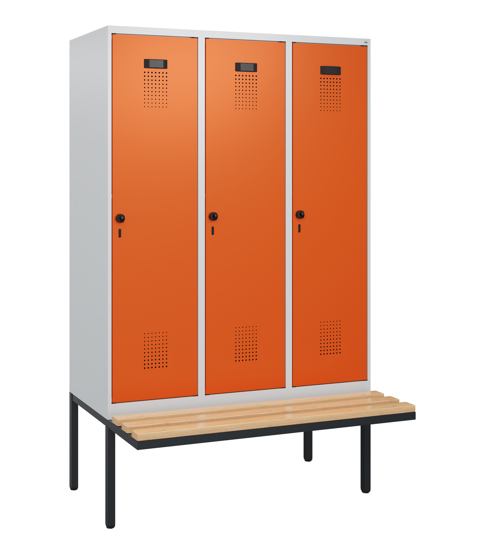 C+P Spind Evolo PLUS, Bank, 3 Abteile, 1950x1200x8