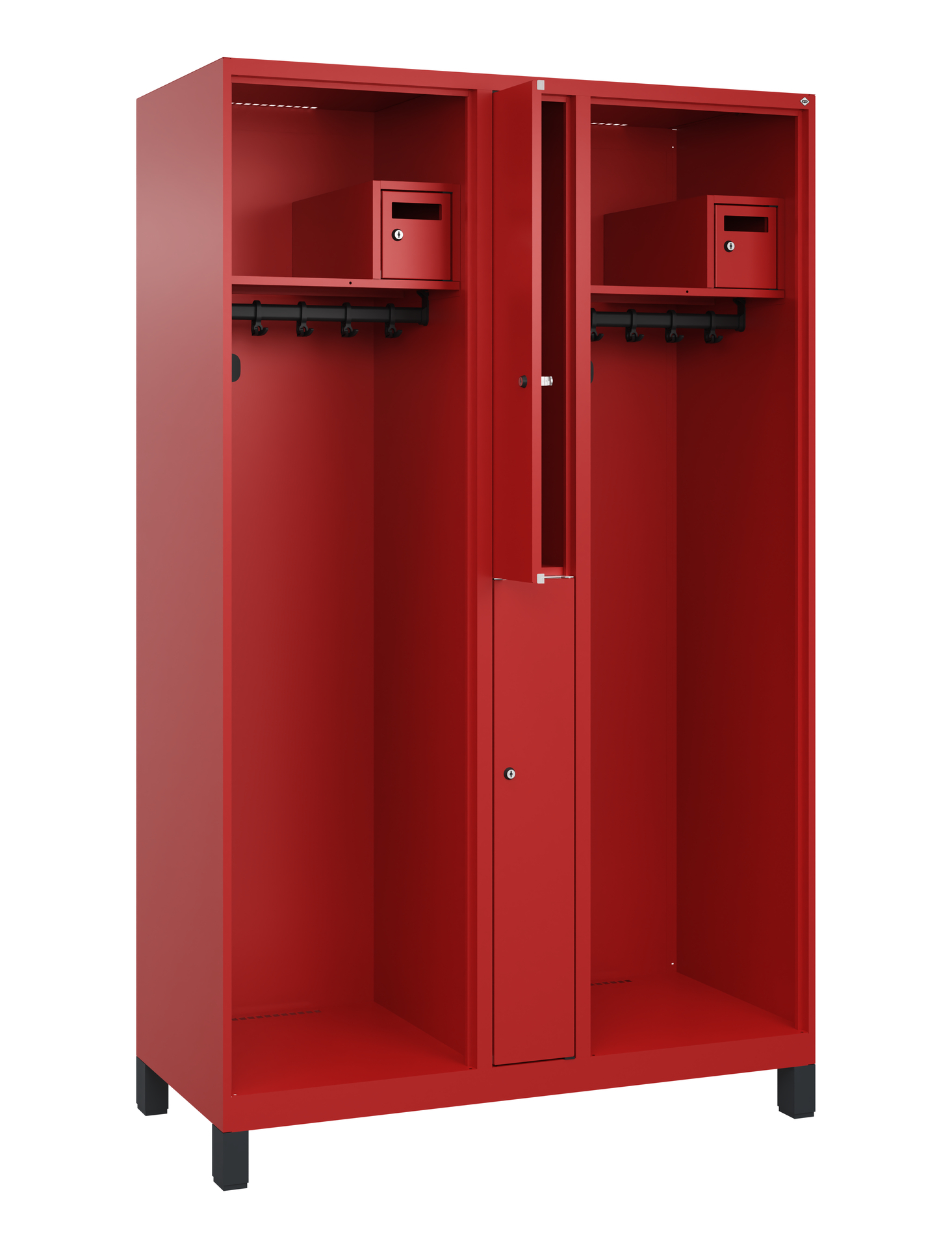 C+P Feuerwehrspind Maxi, 2 Fächer, 1850x1200x500mm