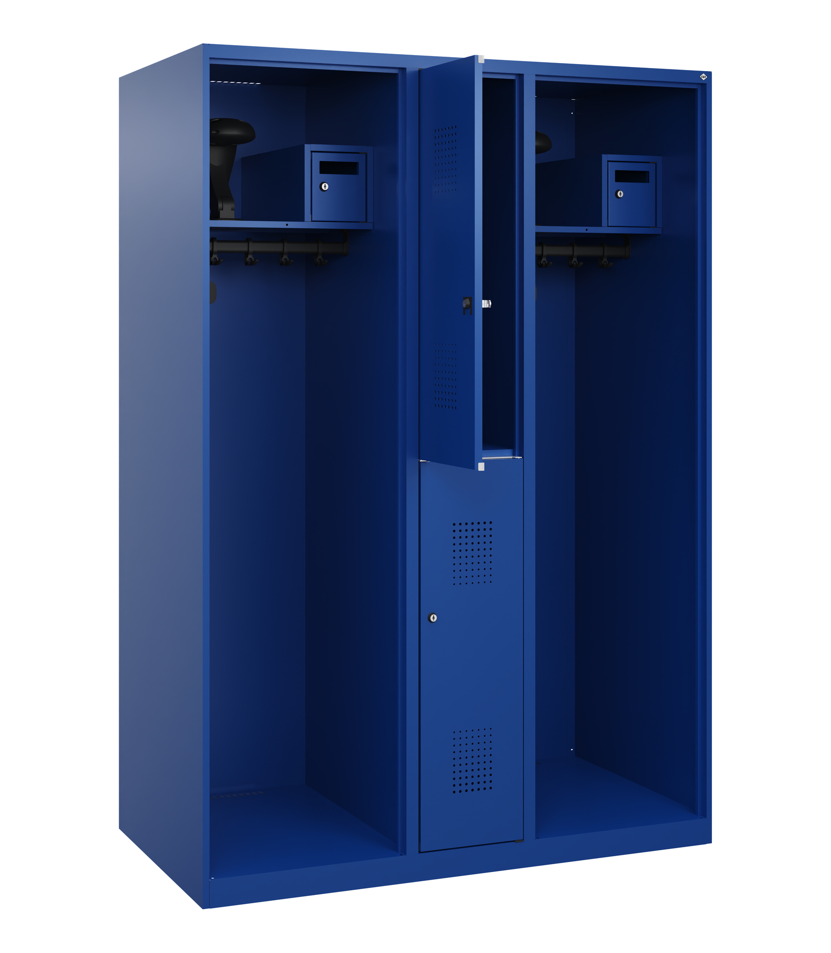 C+P Feuerwehrspind Maxi, 2 Fächer, 1850x1300x600mm