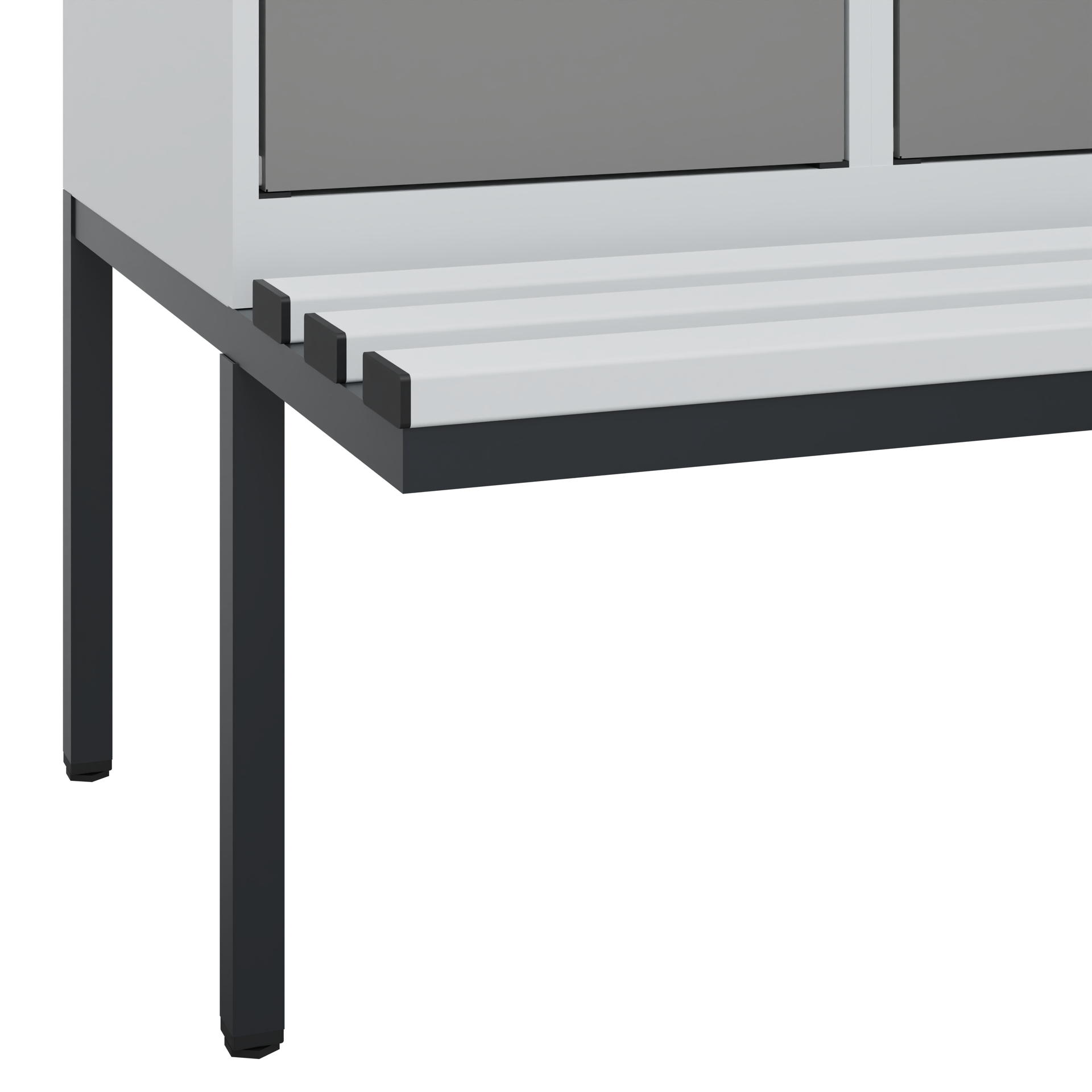 C+P Spind Evolo PLUS, Bank, 2 Abteile, 2120x800x81