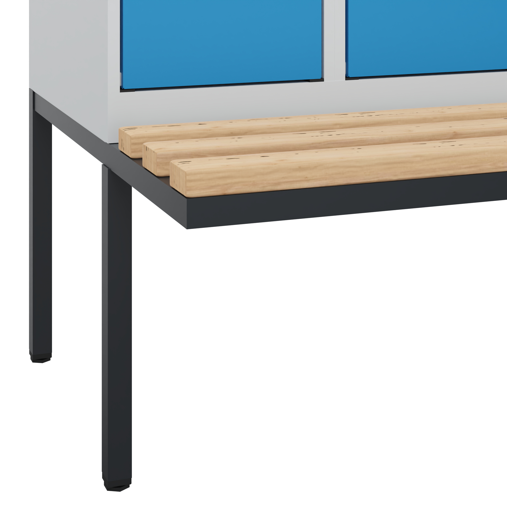 C+P Spind Evolo PLUS, Bank, 4 Abteile, 1950x1200x8