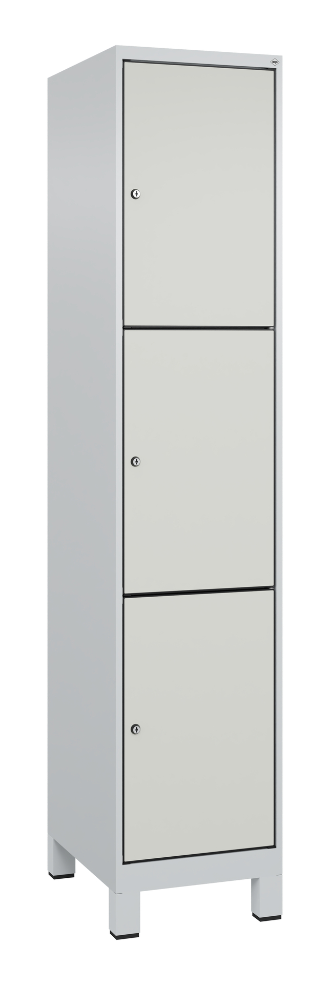 C+P Schlie�fachschrank Evolo PLUS, F��e, 3 F�cher, 1950x400x500mm