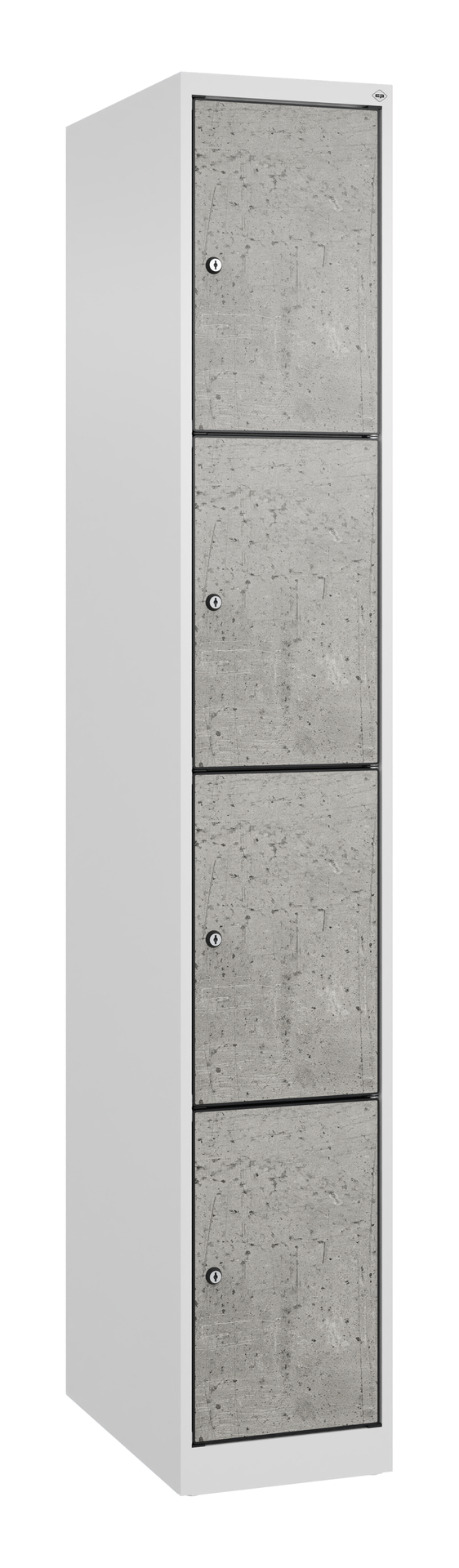 C+P Schlie�fachschrank Evolo PLUS, 4 F�cher, 1850x300x500mm