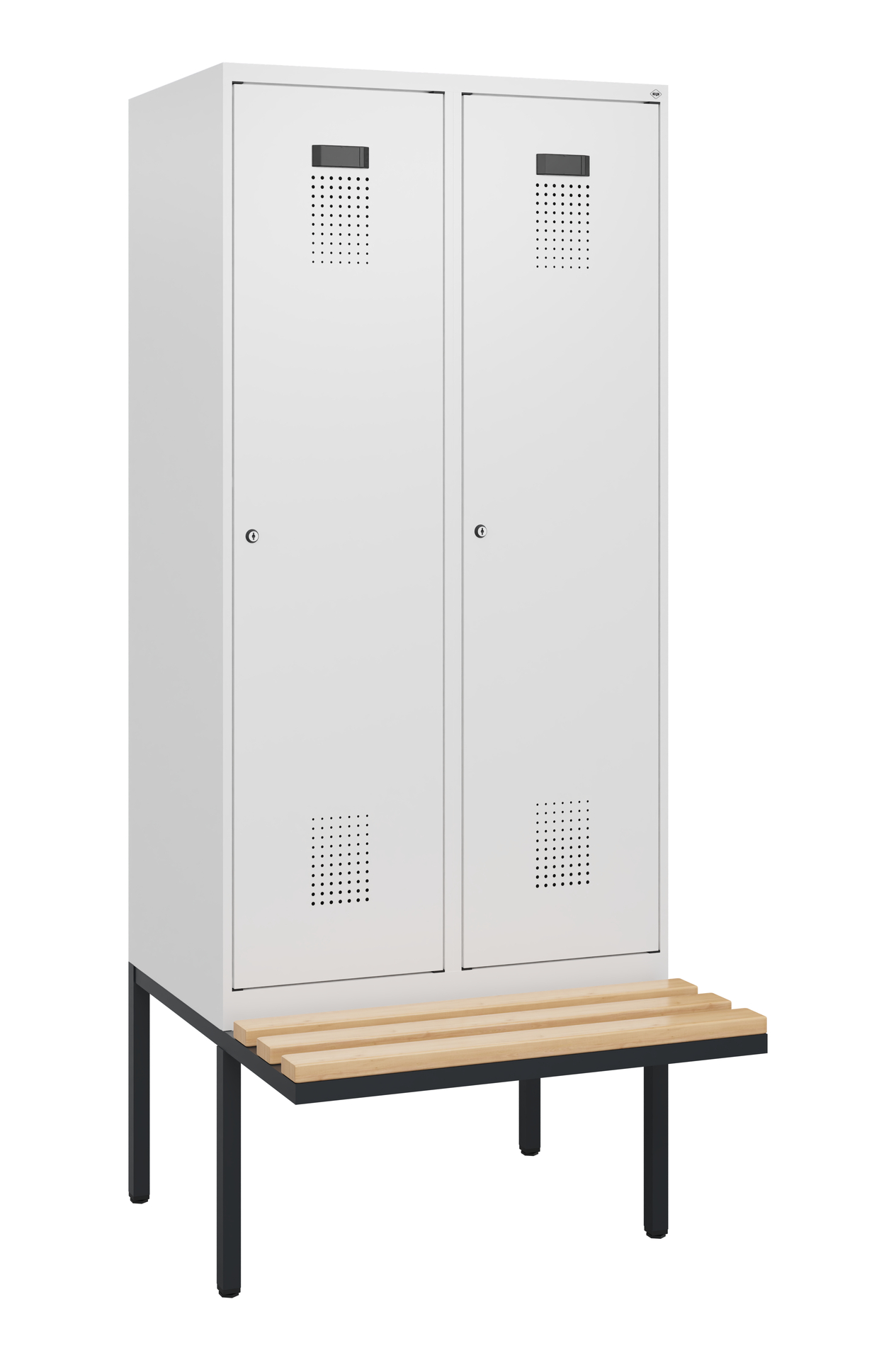 C+P Spind Evolo PLUS, Bank, 2 Abteile, 1950x800x81
