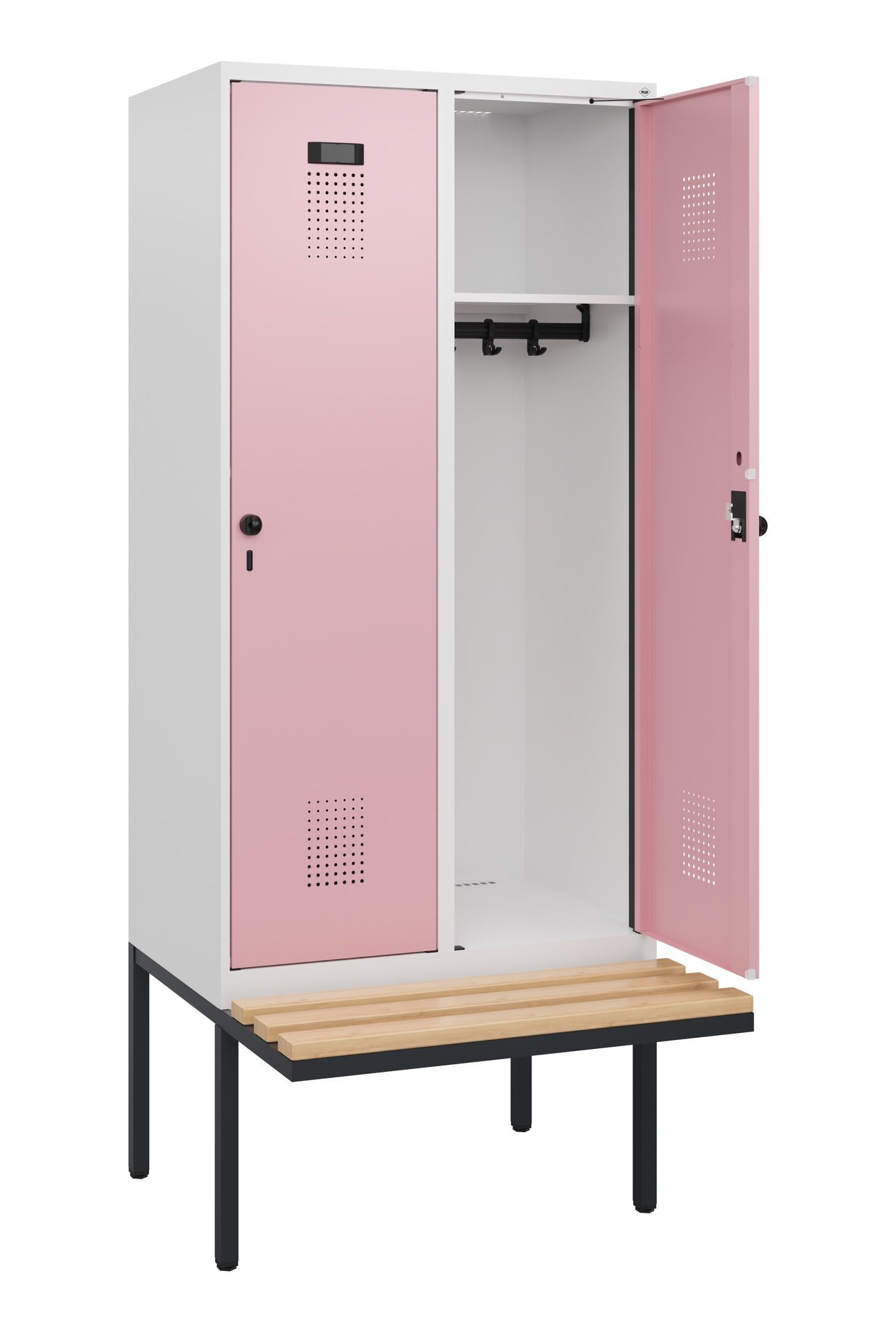 C+P Spind Evolo PLUS, Bank, 2 Abteile, 1950x800x81