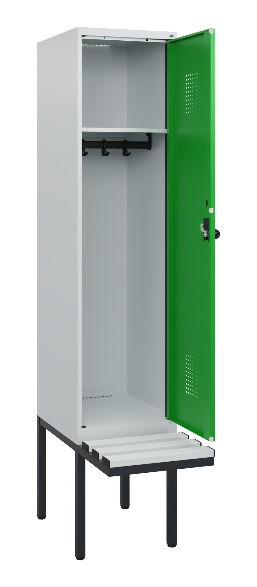 C+P Spind Evolo PLUS, Bank, 1 Abteil, 1950x400x815