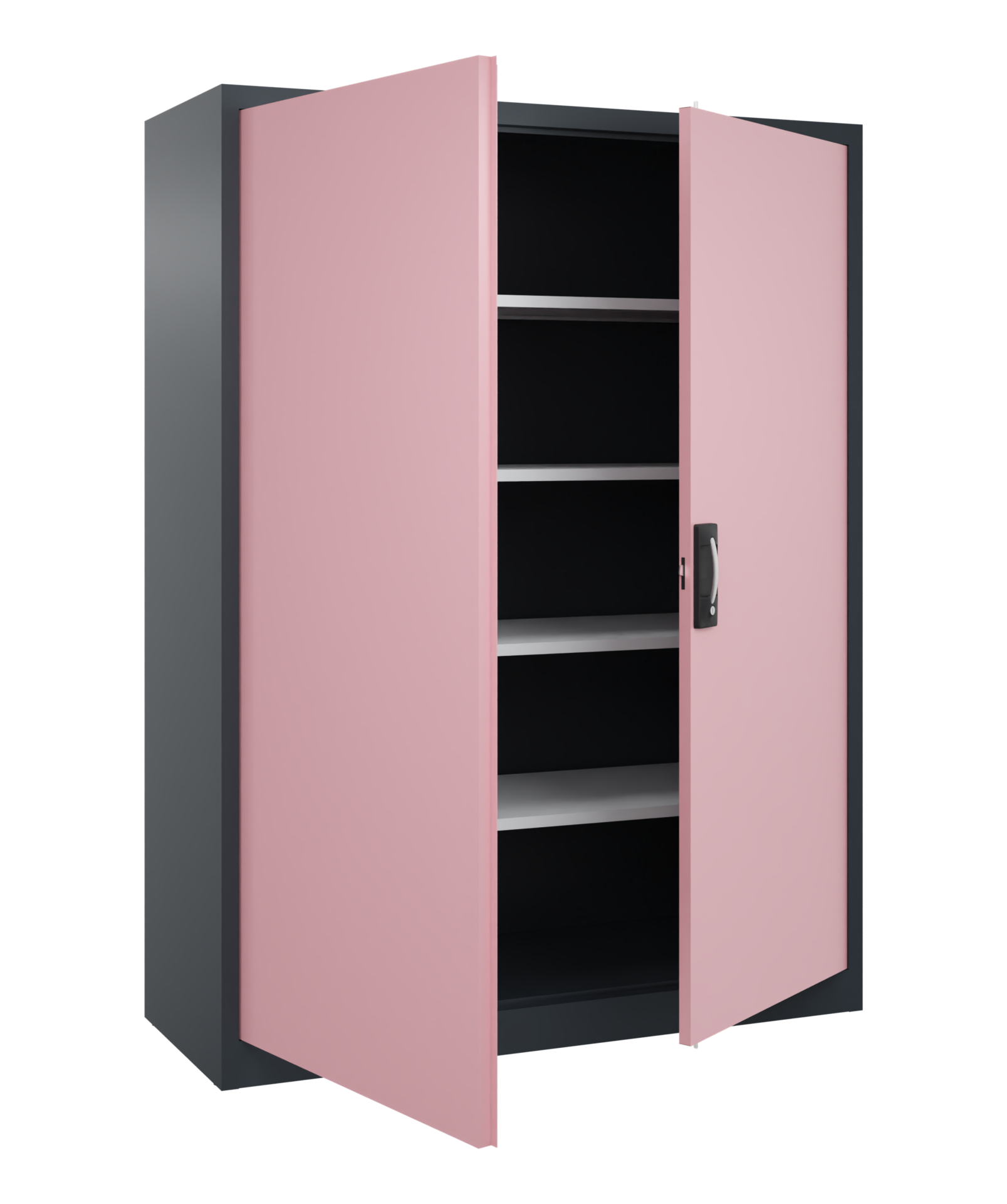 C+P Büroschrank, Acurado, 1950x1500x500mm, 7016/3015