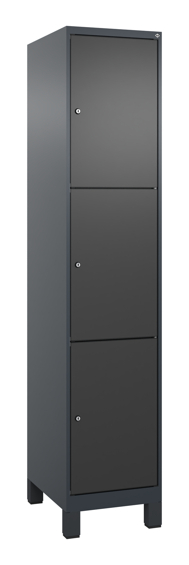 C+P Schlie�fachschrank Evolo PLUS, F��e, 3 F�cher, 1950x400x500mm