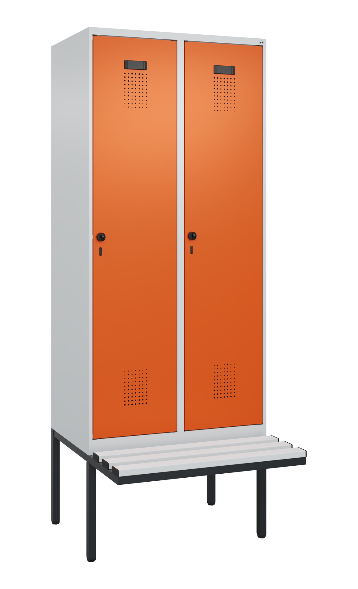 C+P Spind Evolo PLUS, Bank, 2 Abteile, 2120x800x81