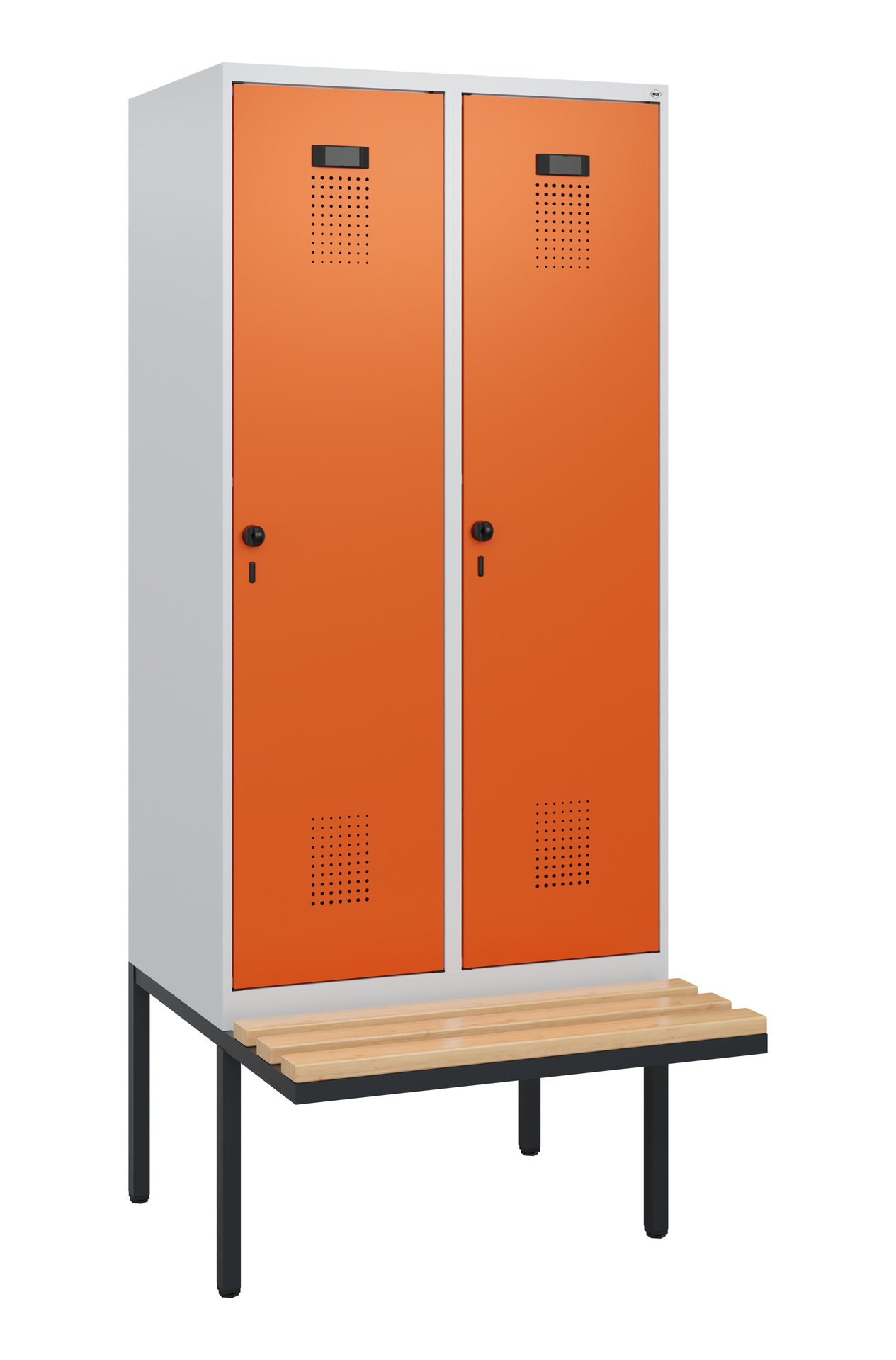 C+P Spind Evolo PLUS, Bank, 2 Abteile, 1950x800x81