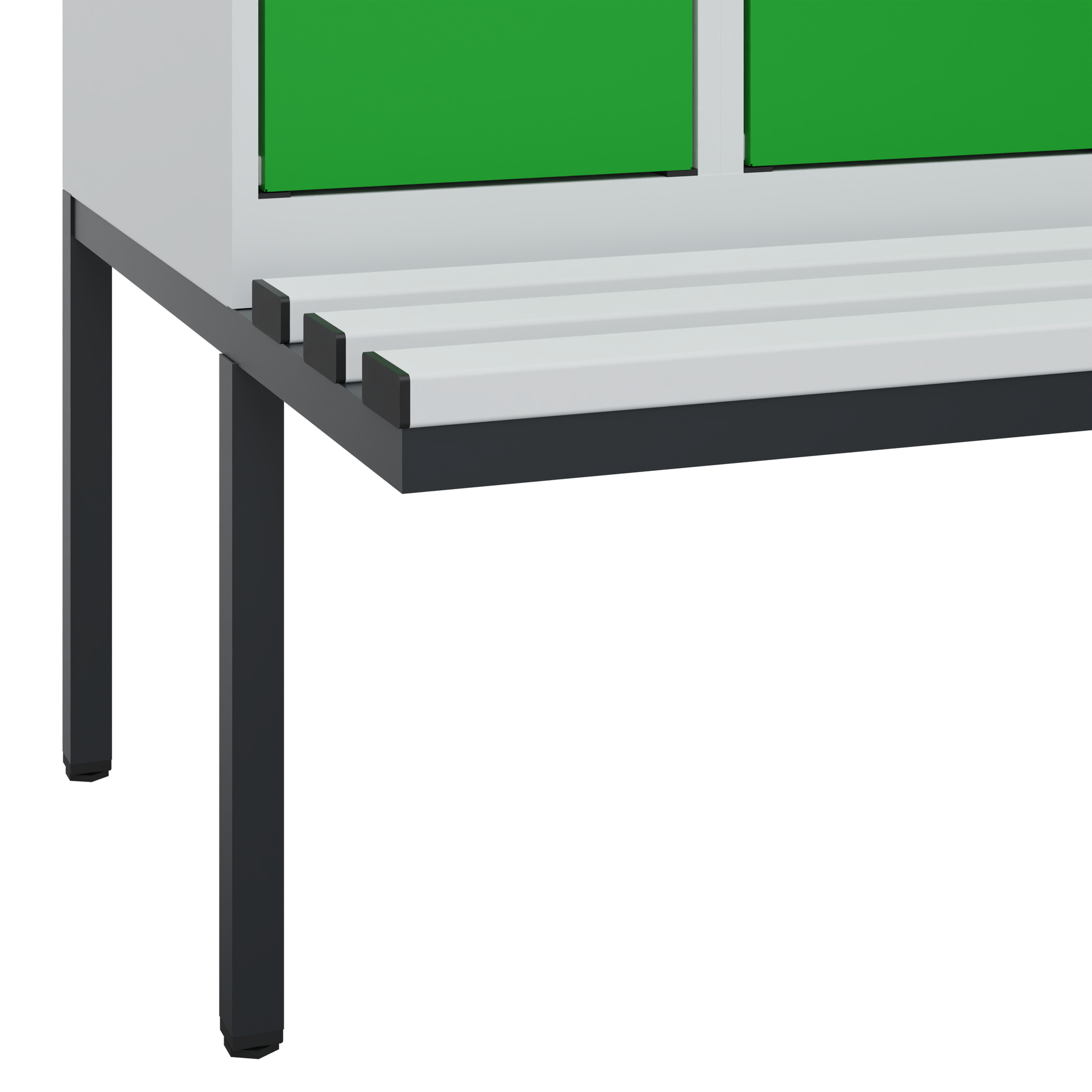 C+P Spind Evolo PLUS, Bank, 2 Abteil, 2120x600x815