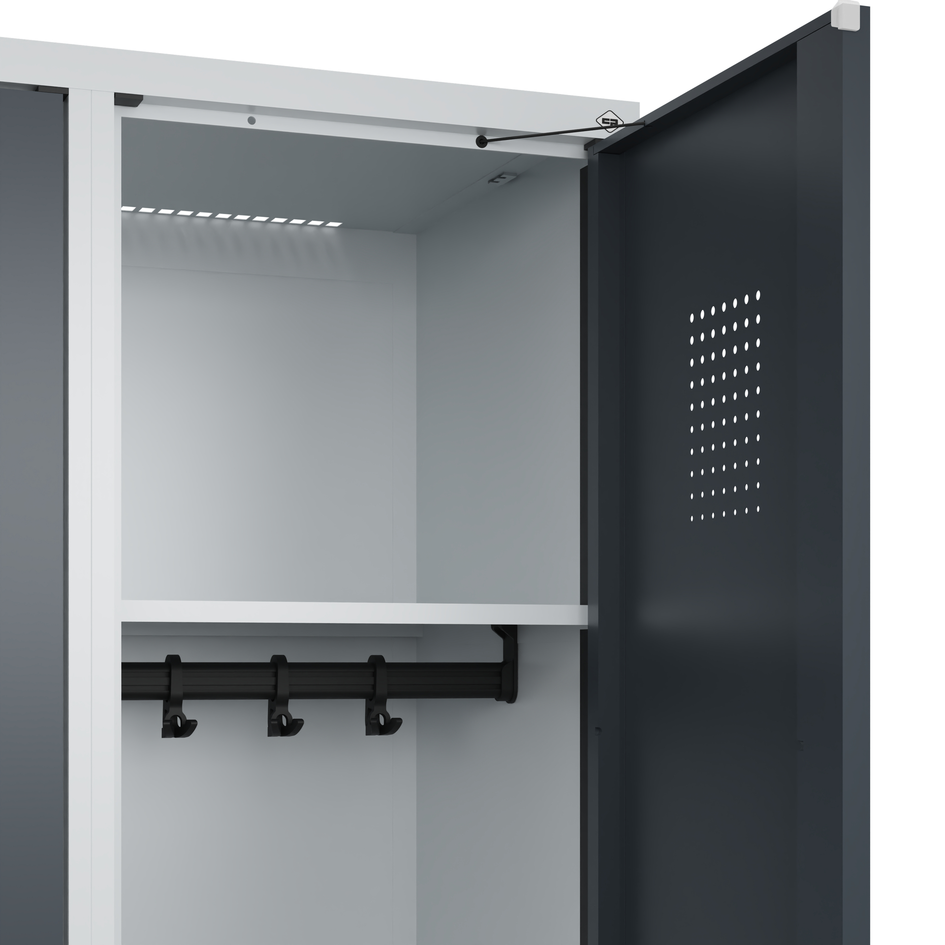 C+P Spind Evolo PLUS, Bank, 1 Abteil, 2120x400x815mm