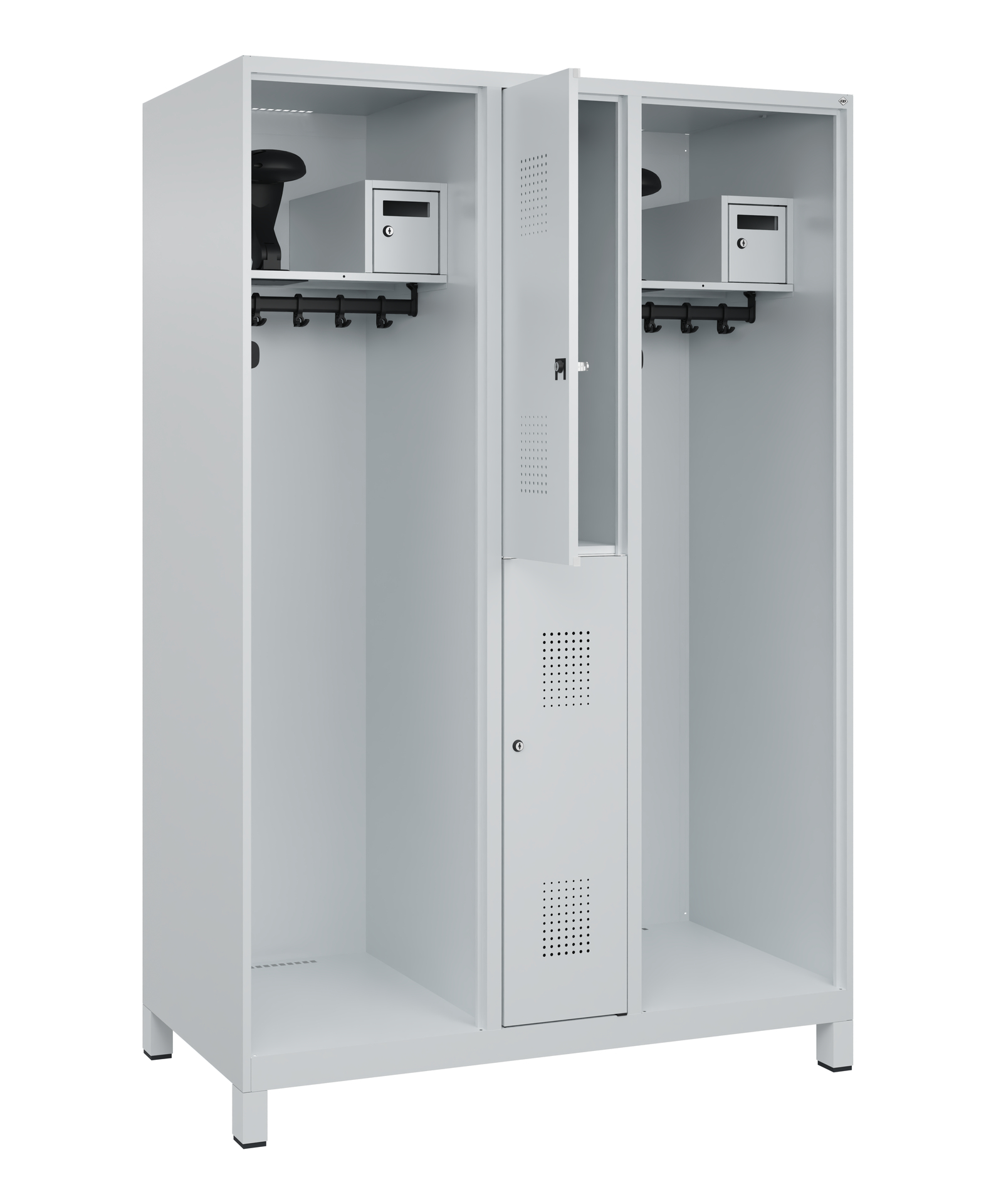 C+P Feuerwehrspind Maxi, 2 Fächer, 1850x1300x600mm