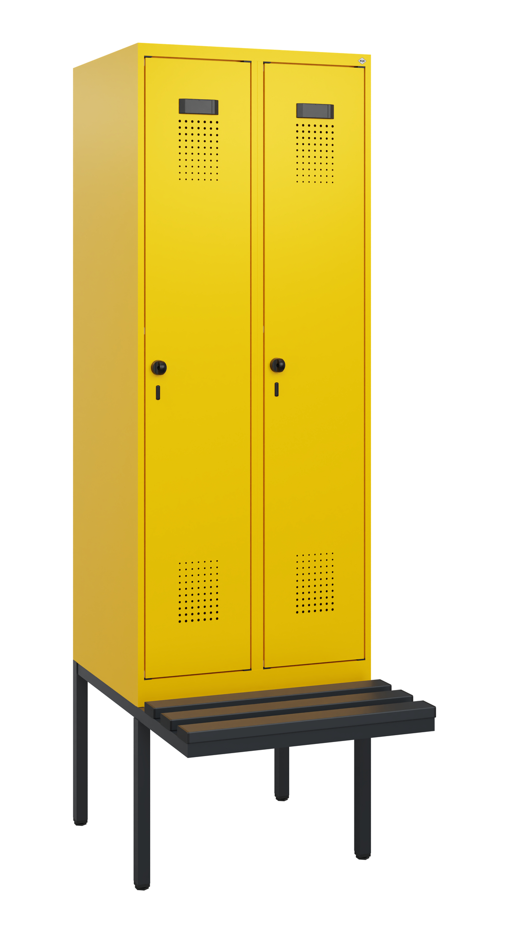 C+P Spind Evolo PLUS, Bank, 2 Abteile, 1950x600x81