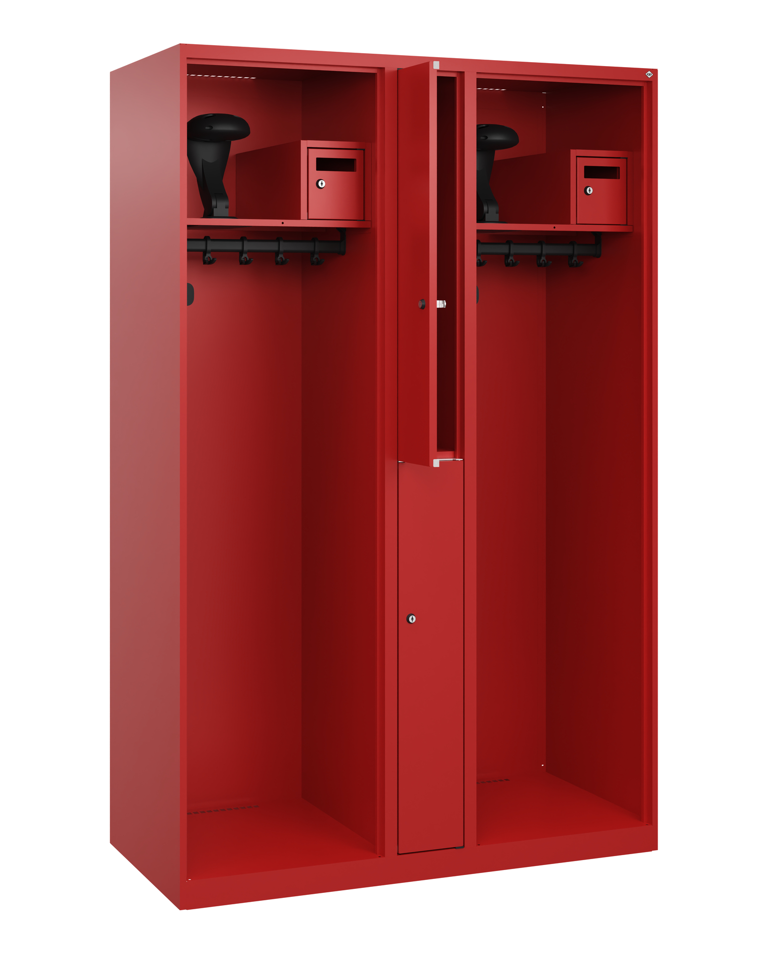 C+P Feuerwehrspind Maxi, 2 Fächer, 1850x1200x500mm