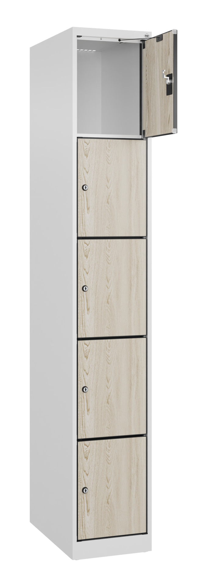 C+P Schlie�fachschrank Evolo PLUS, 5 F�cher, 1850x300x500mm
