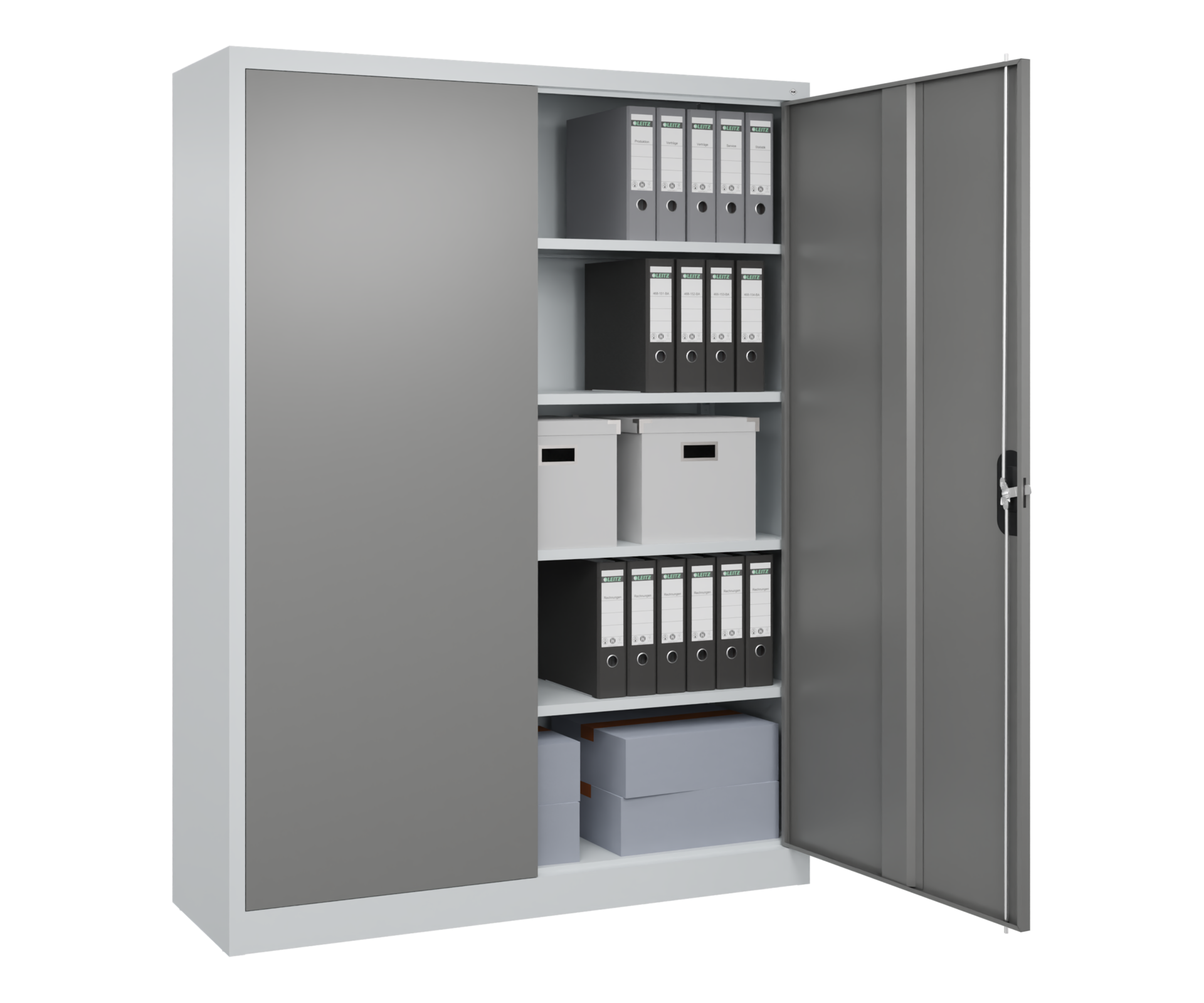 C+P Büroschrank, Acurado, 1950x1500x400mm, 7035/0004