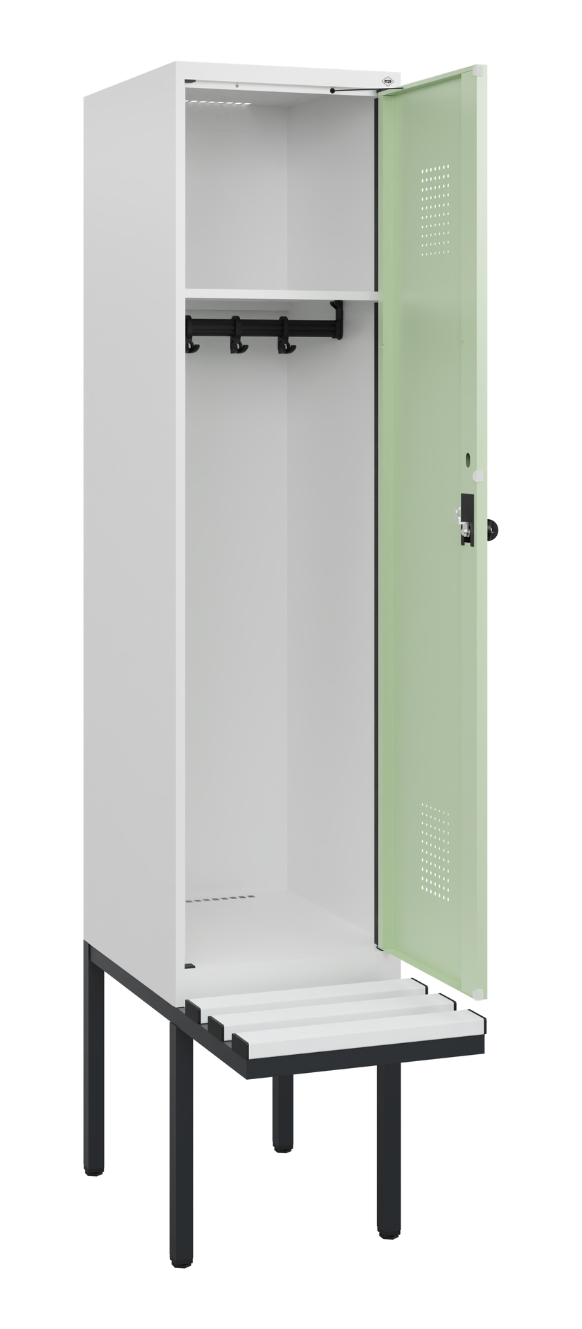 C+P Spind Evolo PLUS, Bank, 1 Abteil, 1950x400x815