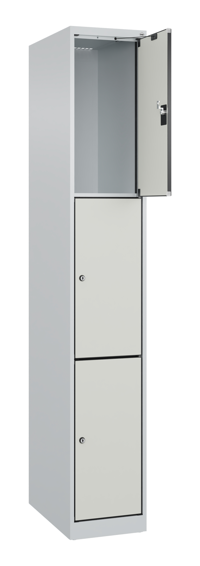 C+P Schlie�fachschrank Evolo PLUS, 3 F�cher, 1850x300x500mm
