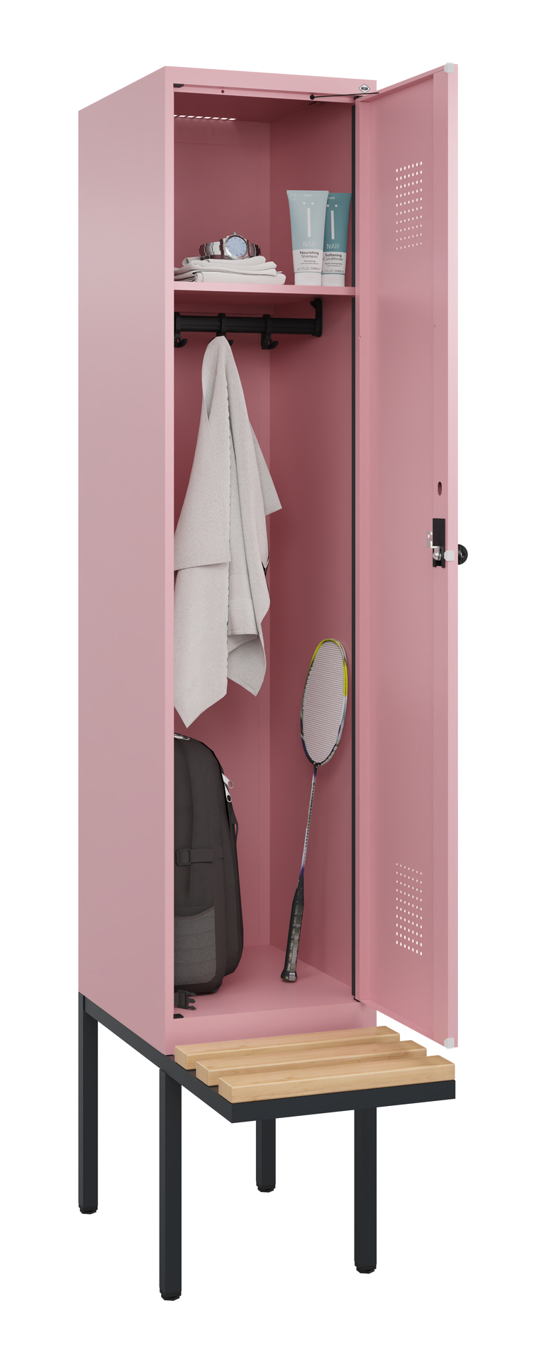 C+P Spind Evolo PLUS, Bank, 1 Abteile, 2120x400x81