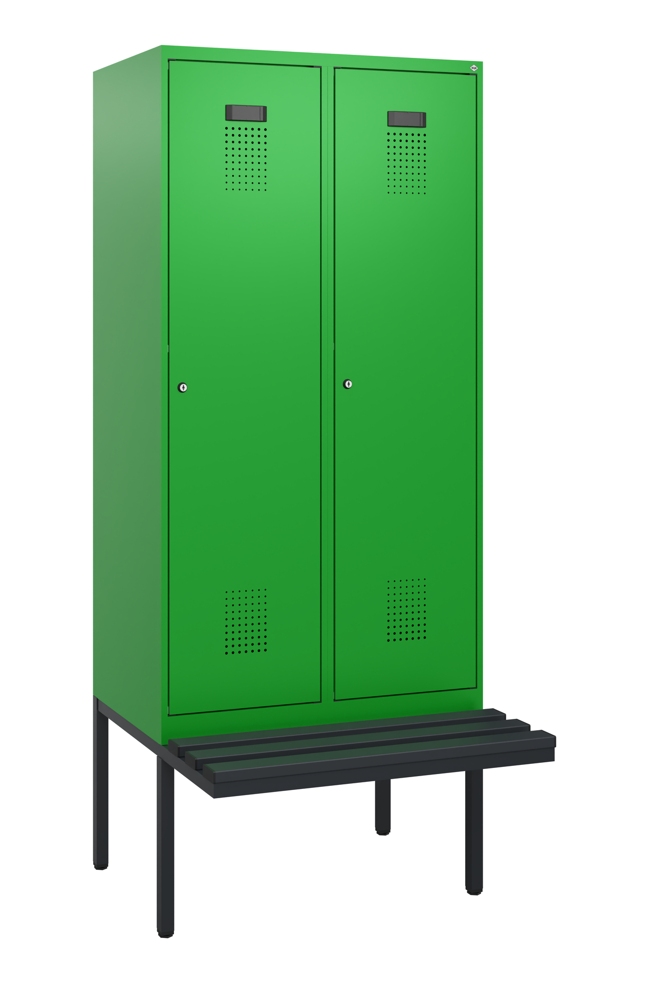 C+P Spind Evolo PLUS, Bank, 2 Abteile, 1950x800x81