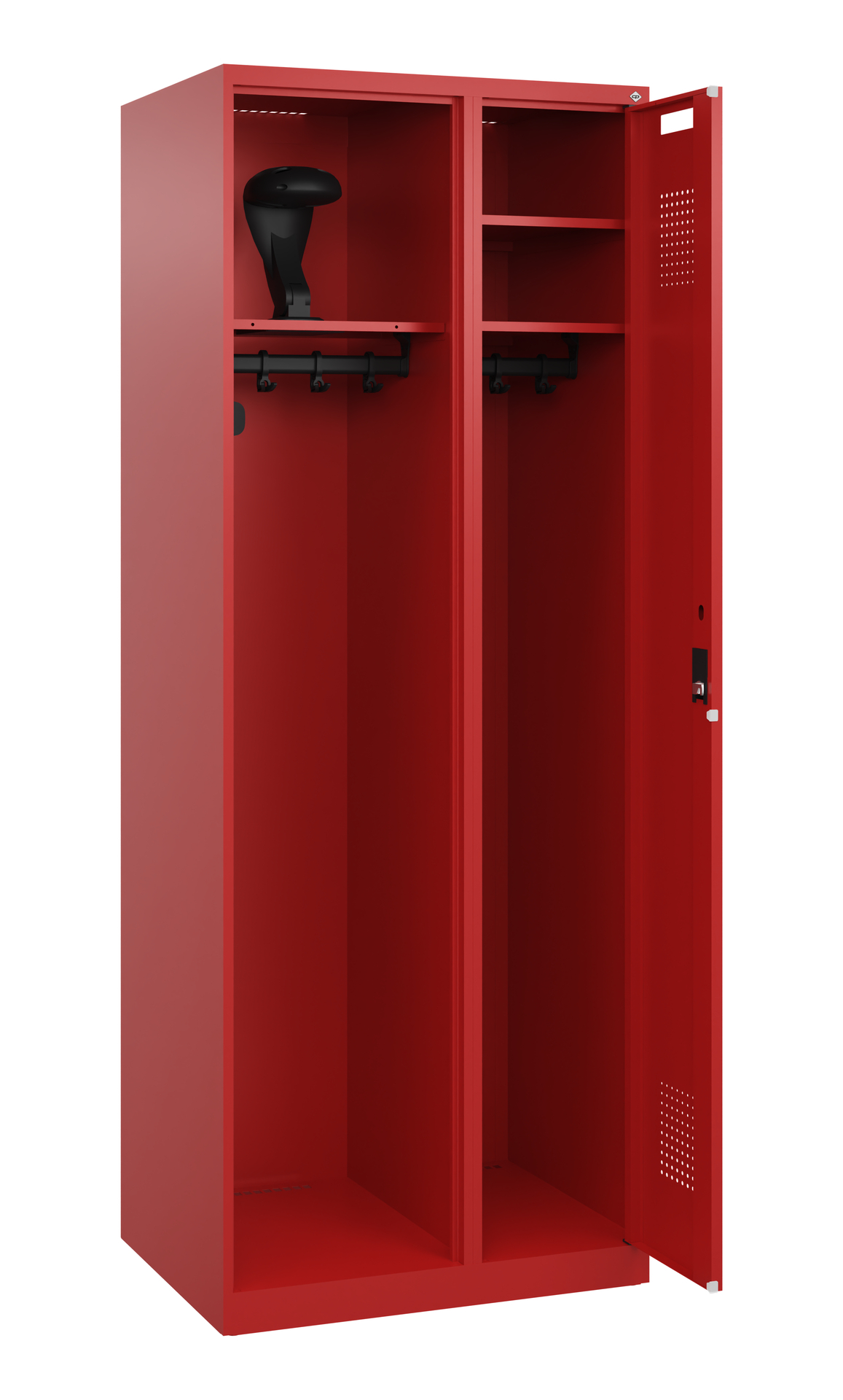 C+P Feuerwehrspind Kombi, 1 Abteil, 1850x700x500mm