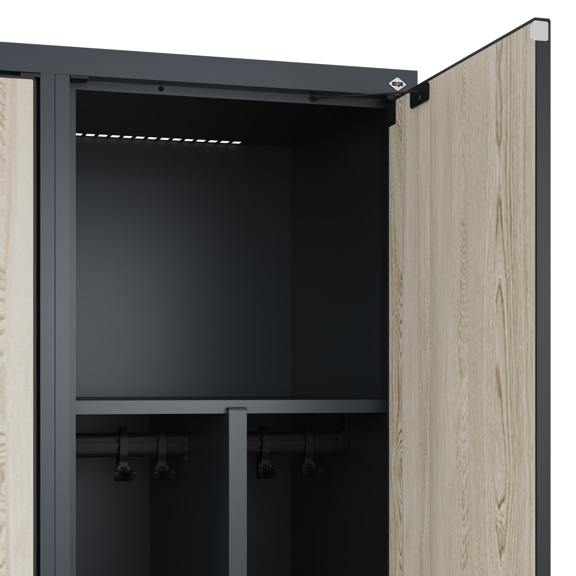 C+P Spind Evolo PLUS, F��e, 1 Abteil, 1950x400x500mm