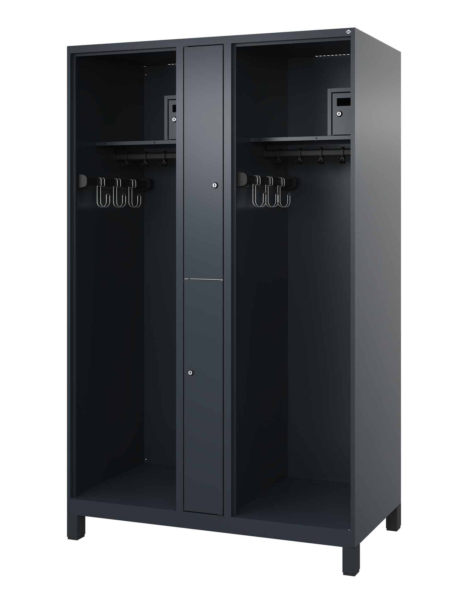 C+P Feuerwehrspind Maxi, 2 Fächer, 1850x1200x600mm