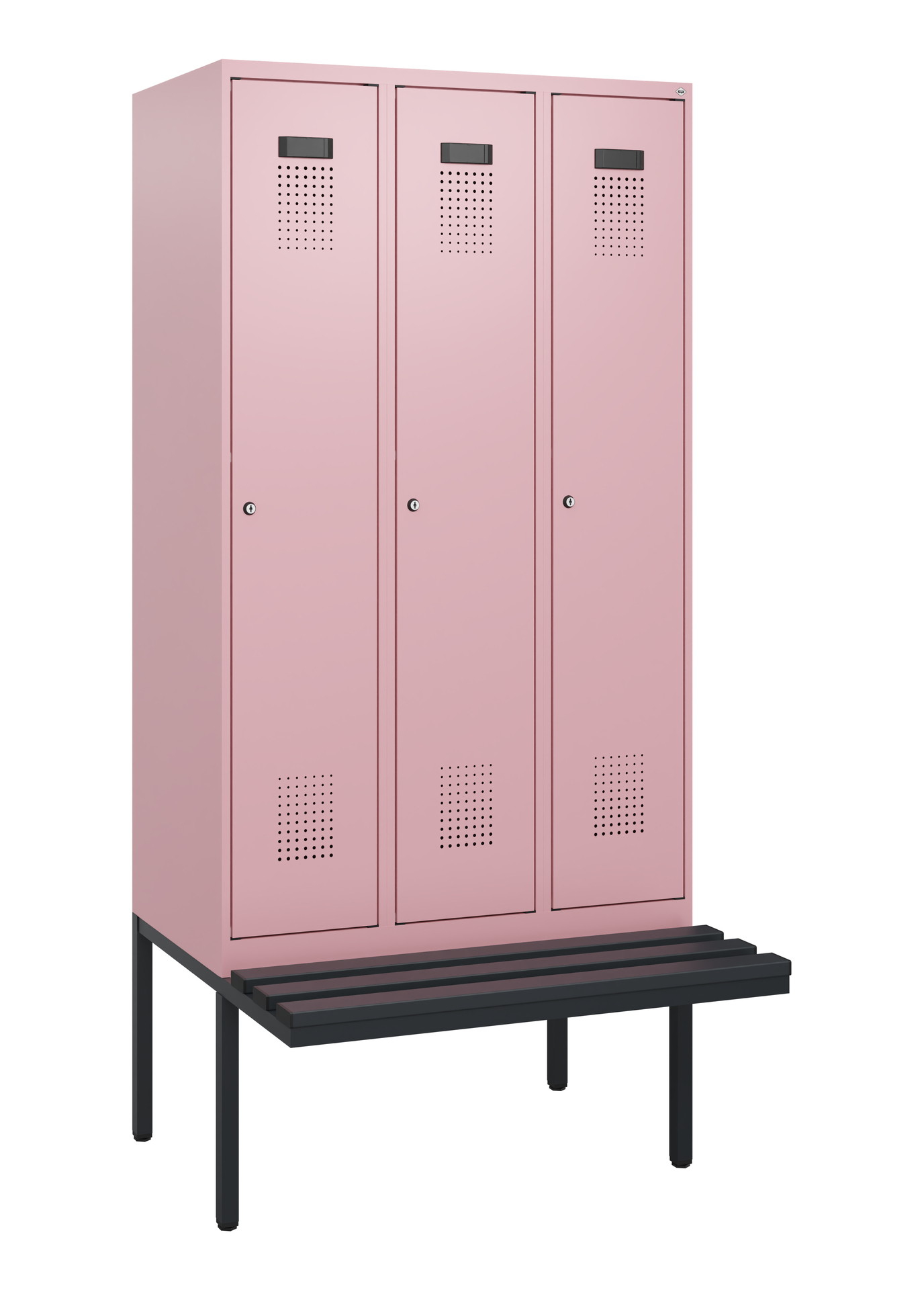 C+P Spind Evolo PLUS, Bank, 3 Abteile, 1950x900x81
