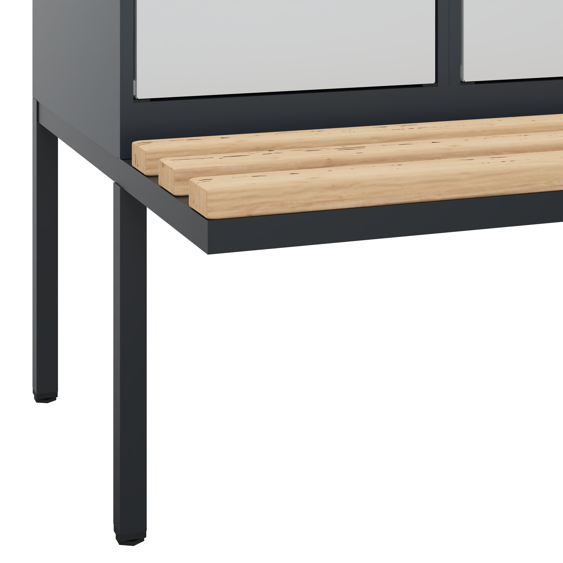 C+P Spind Evolo PLUS, Bank, 2 Abteile, 2120x800x81