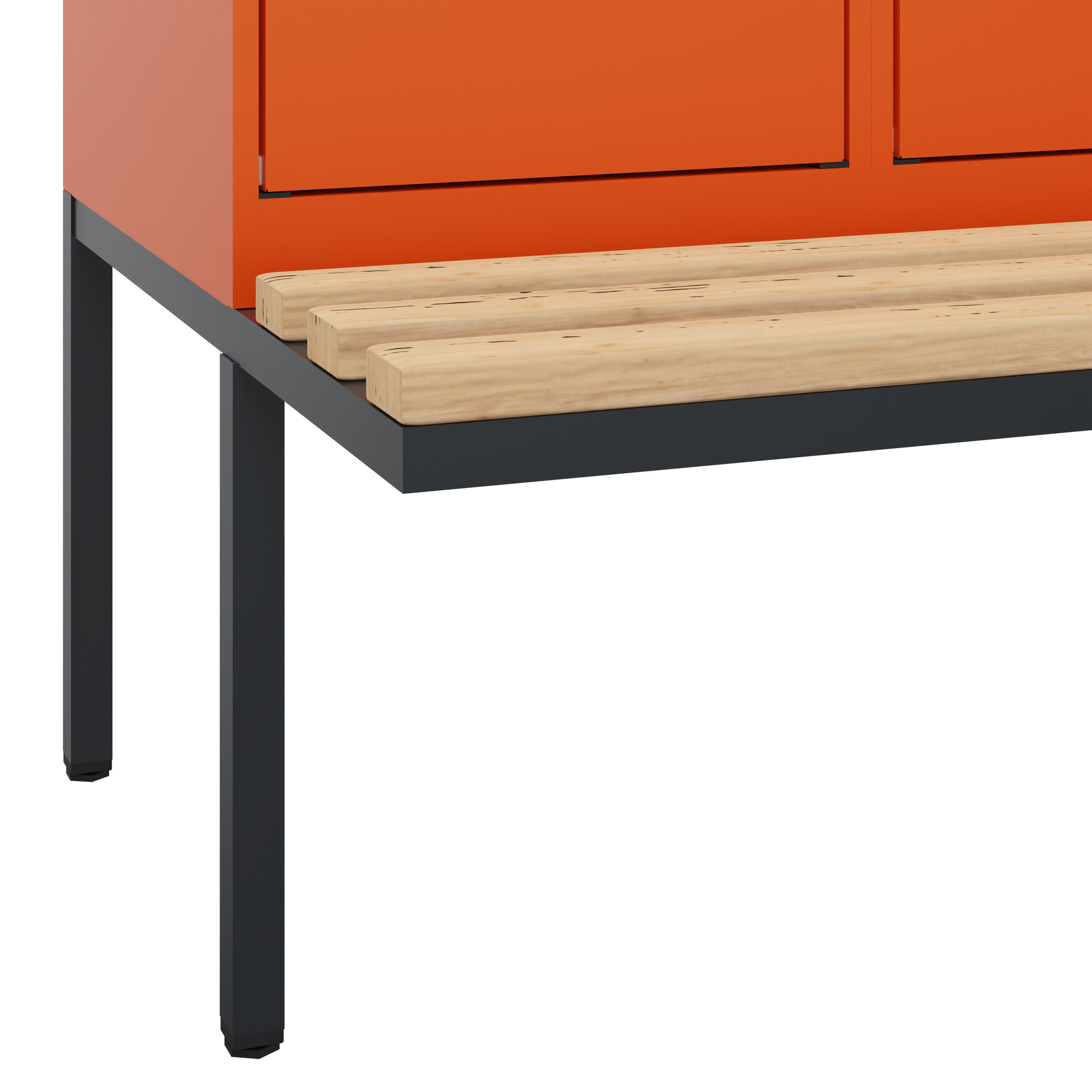 C+P Spind Evolo PLUS, Bank, 2 Abteile, 2120x800x81