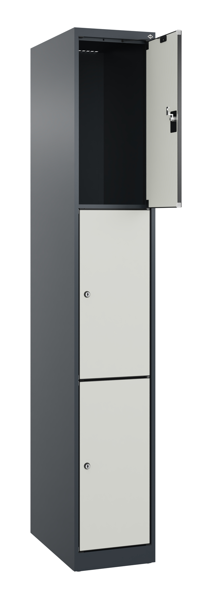 C+P Schlie�fachschrank Evolo PLUS, 3 F�cher, 1850x300x500mm