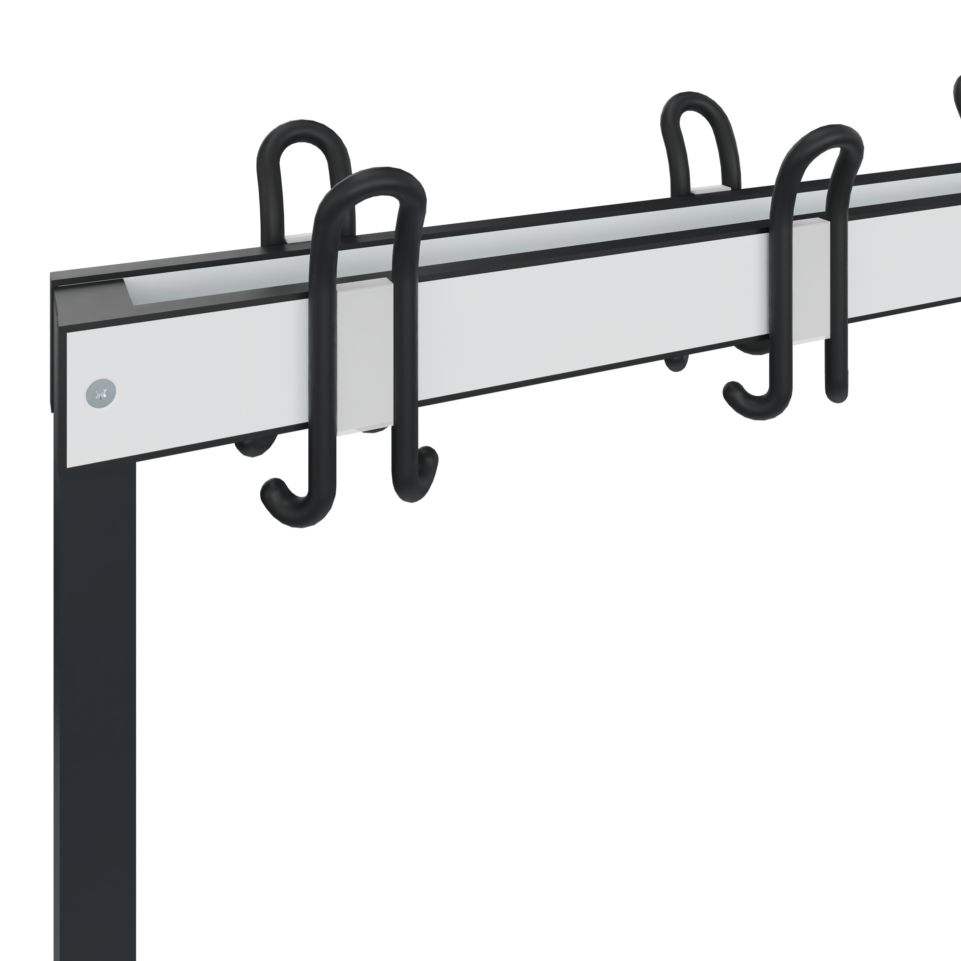 C+P Garderobenbank Solid HPL, 1716x2000x770mm, 7021/VK001