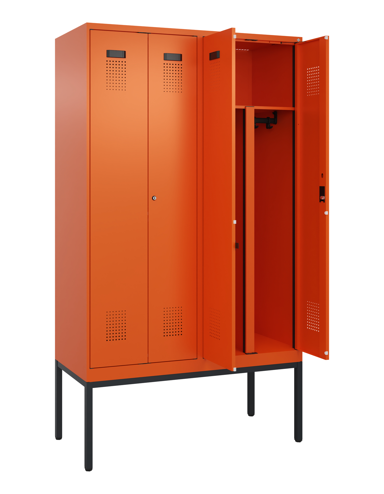 C+P PSA Doppel-Spind Evolo PLUS, Gestell, 4 Abteil